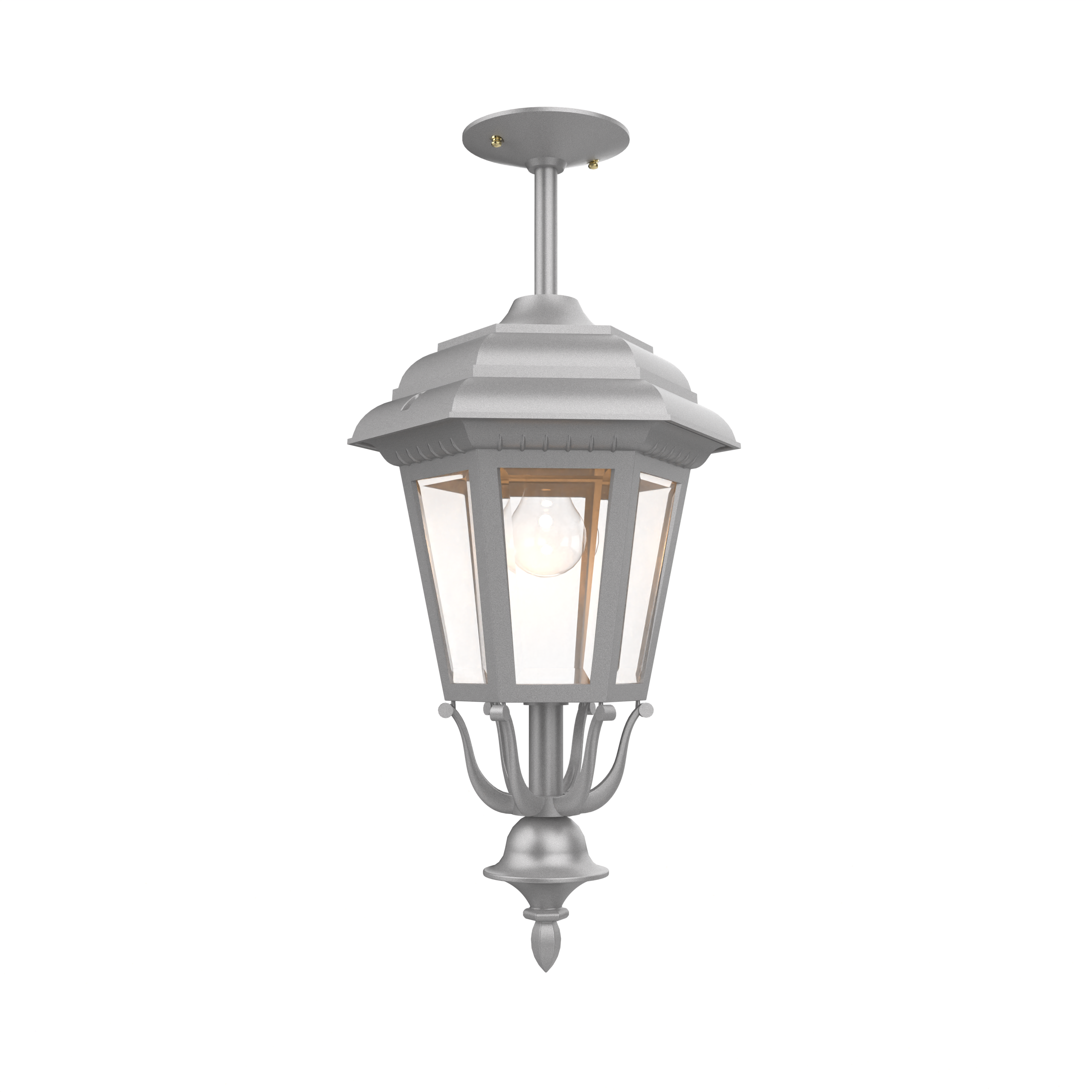 Jamestown - Ceiling mount rod closed bottom medium size - 21457