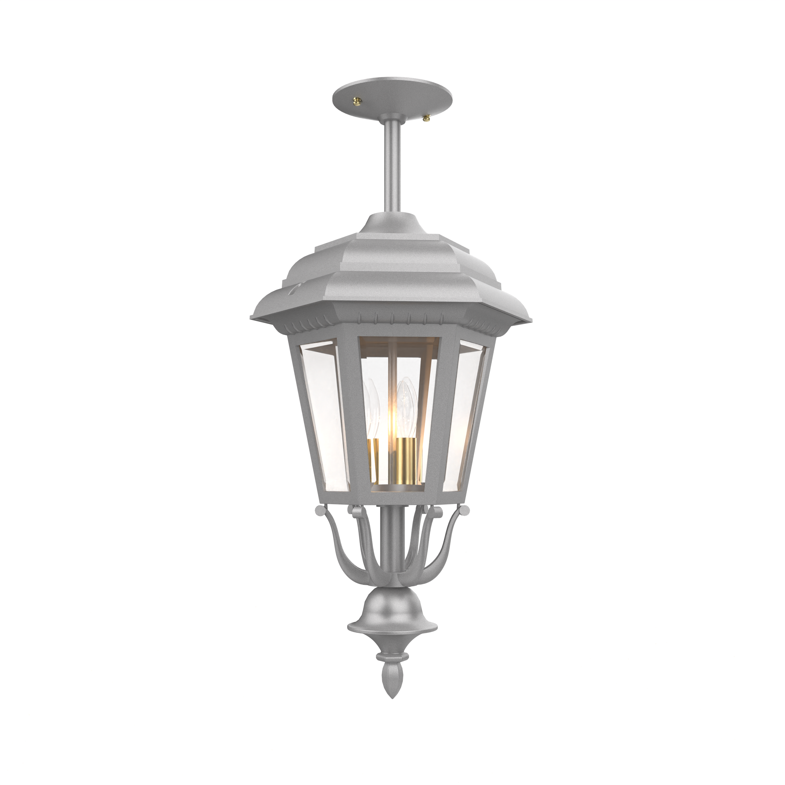 Jamestown - Ceiling mount rod closed bottom medium size - 21457
