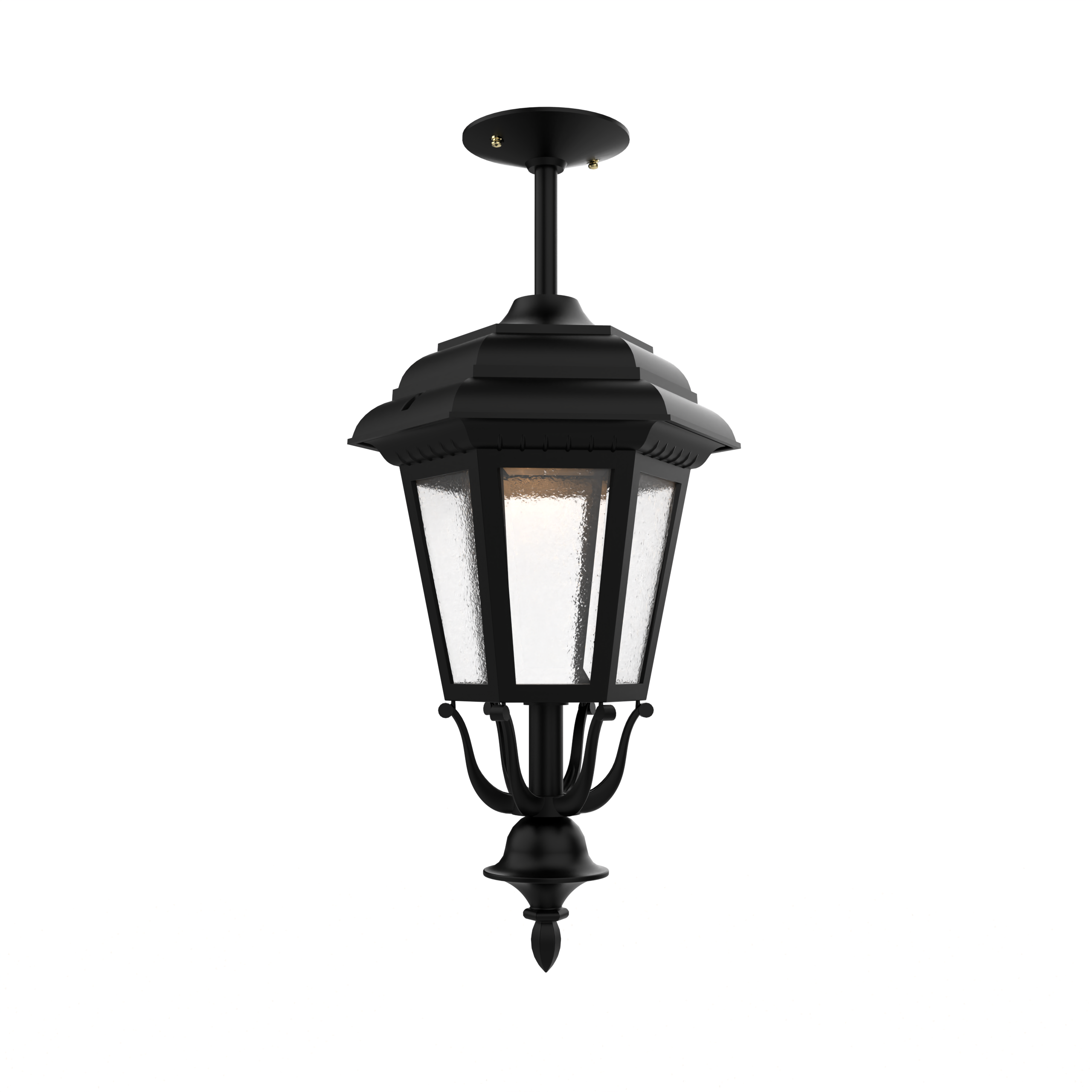 Jamestown - Ceiling mount rod closed bottom medium size - 21457