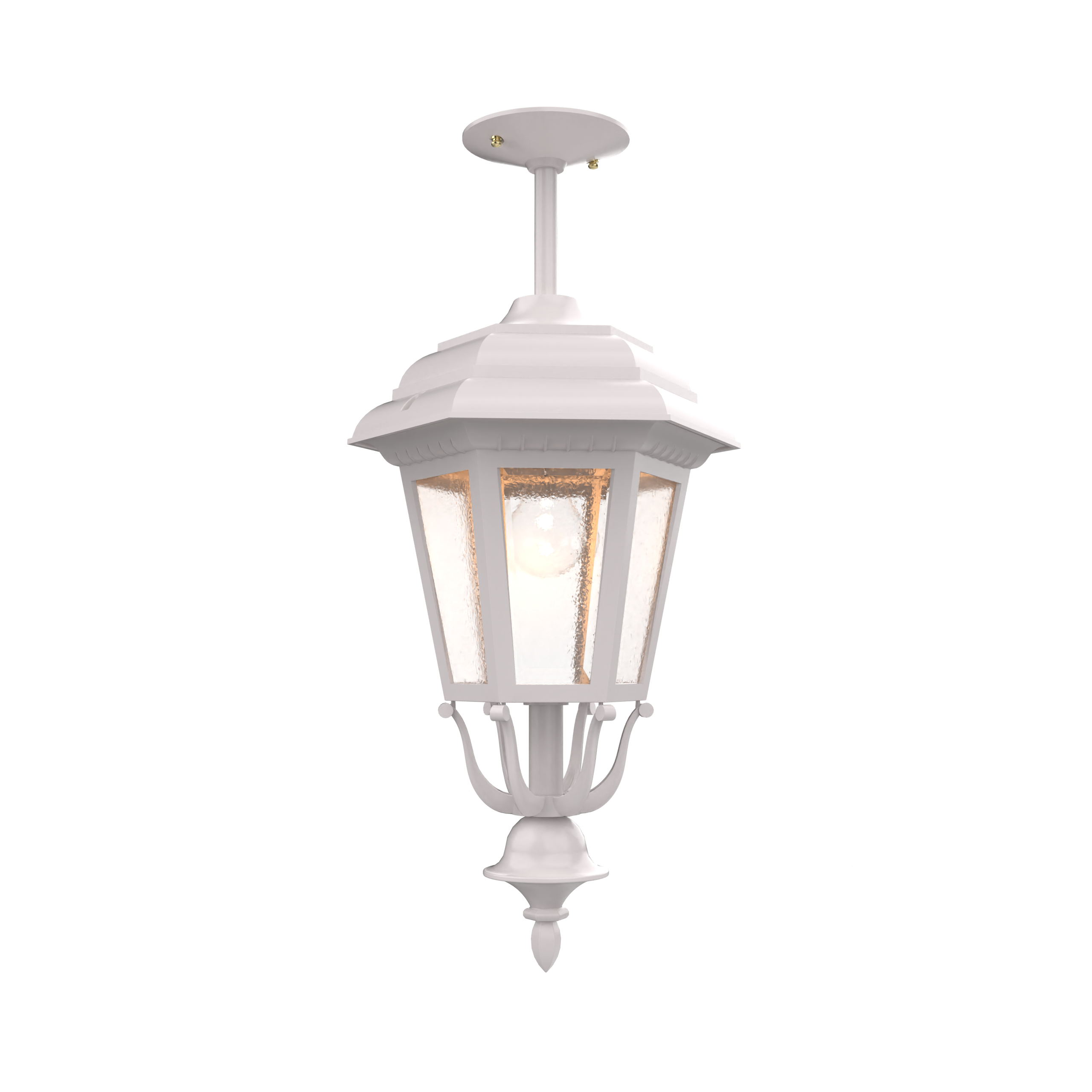 Jamestown - Ceiling mount rod closed bottom medium size - 21457