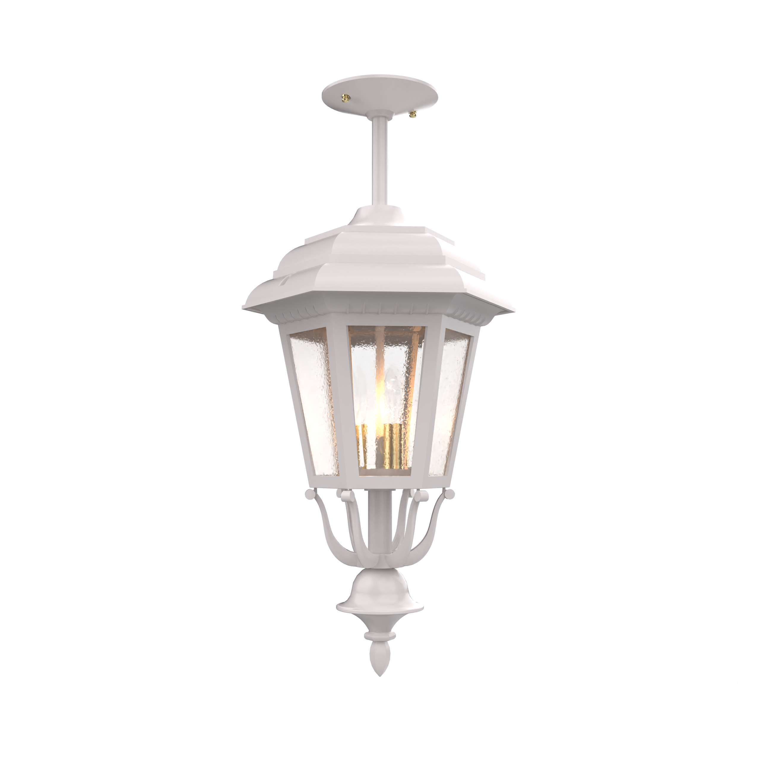 Jamestown - Ceiling mount rod closed bottom medium size - 21457
