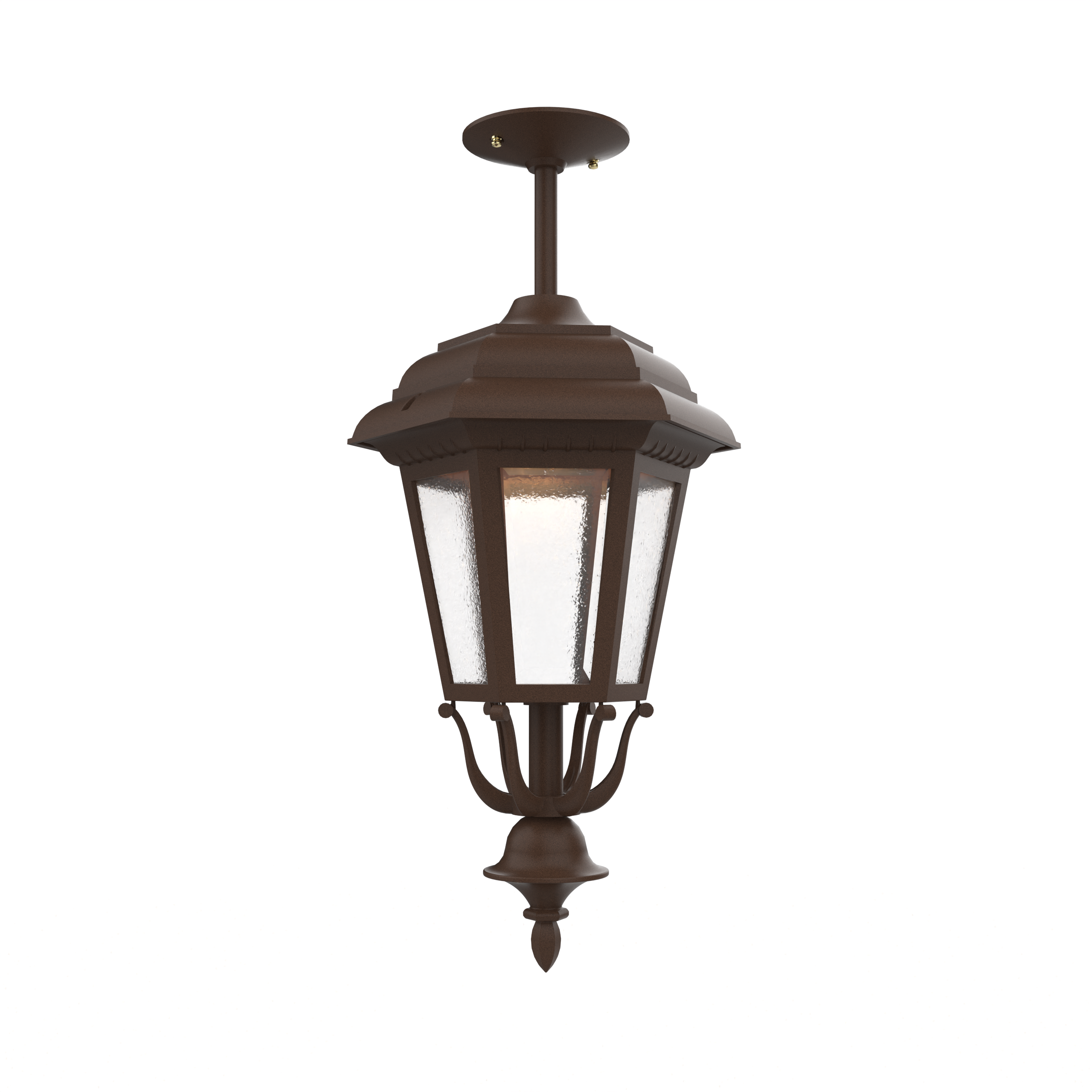 Jamestown - Ceiling mount rod closed bottom medium size - 21457