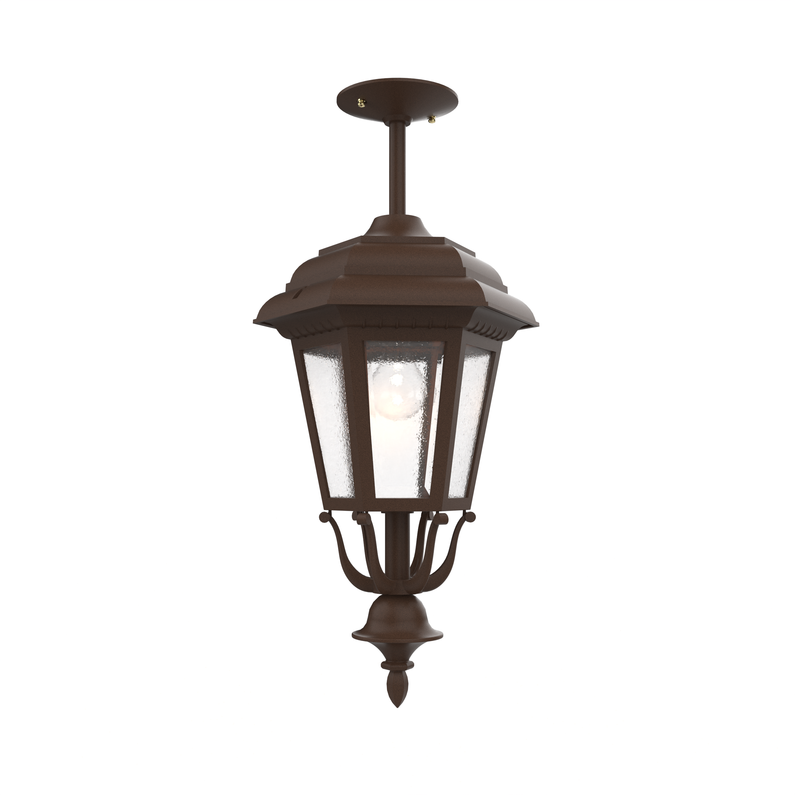 Jamestown - Ceiling mount rod closed bottom medium size - 21457