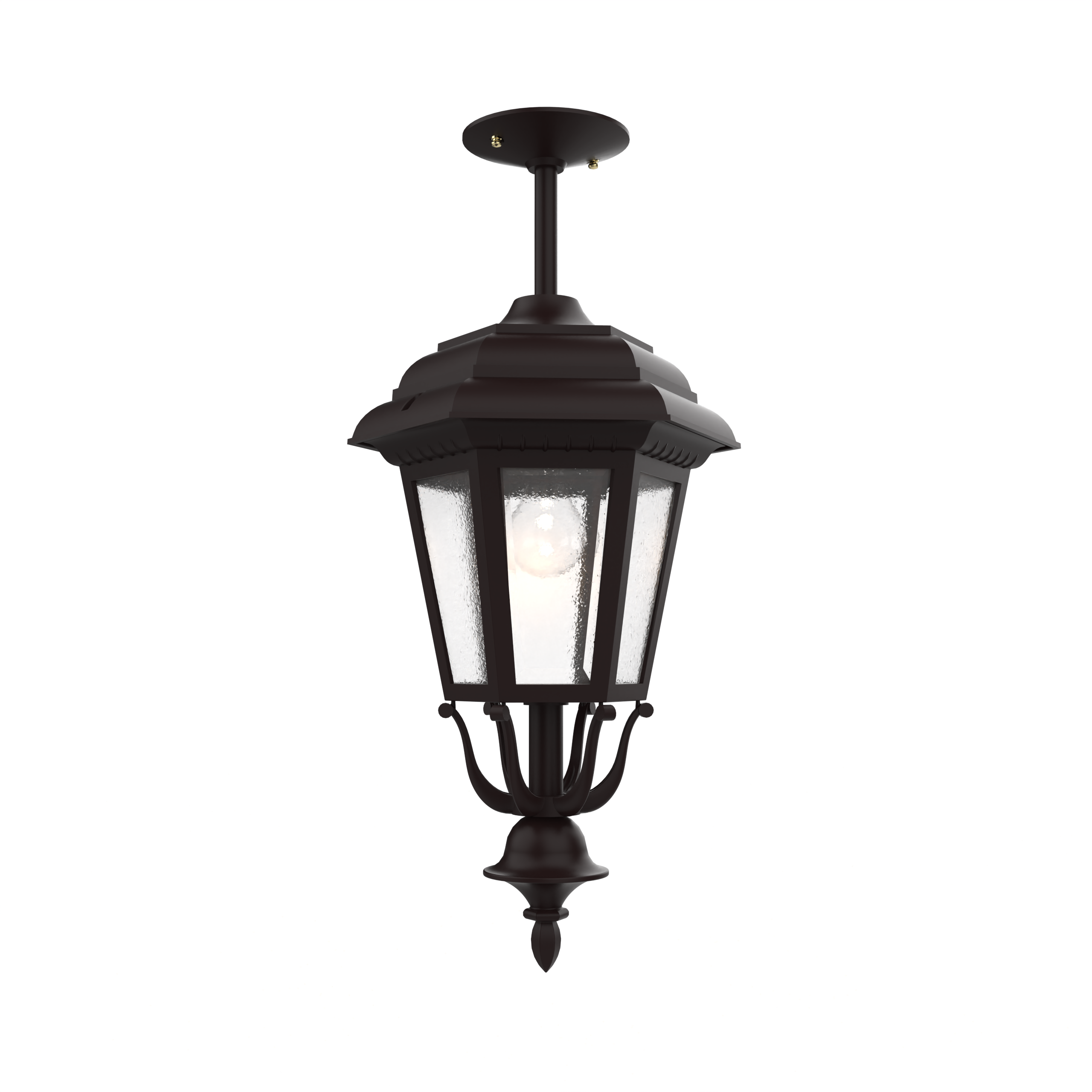 Jamestown - Ceiling mount rod closed bottom medium size - 21457