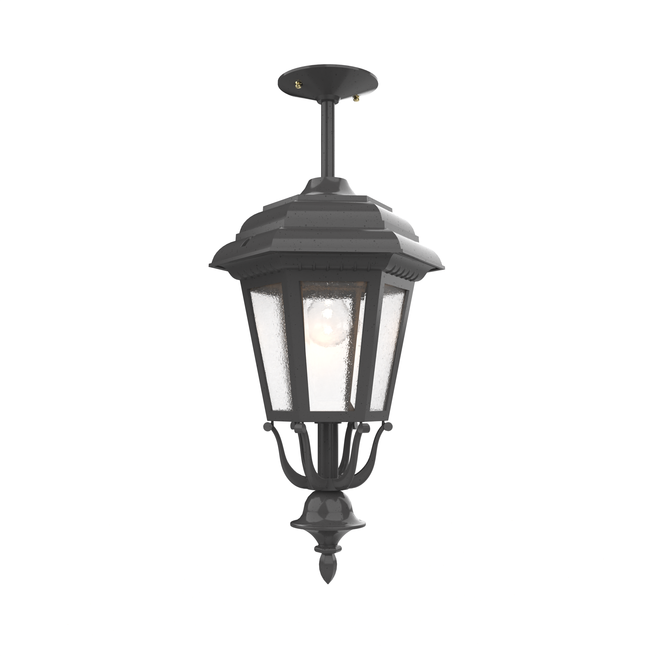 Jamestown - Ceiling mount rod closed bottom medium size - 21457