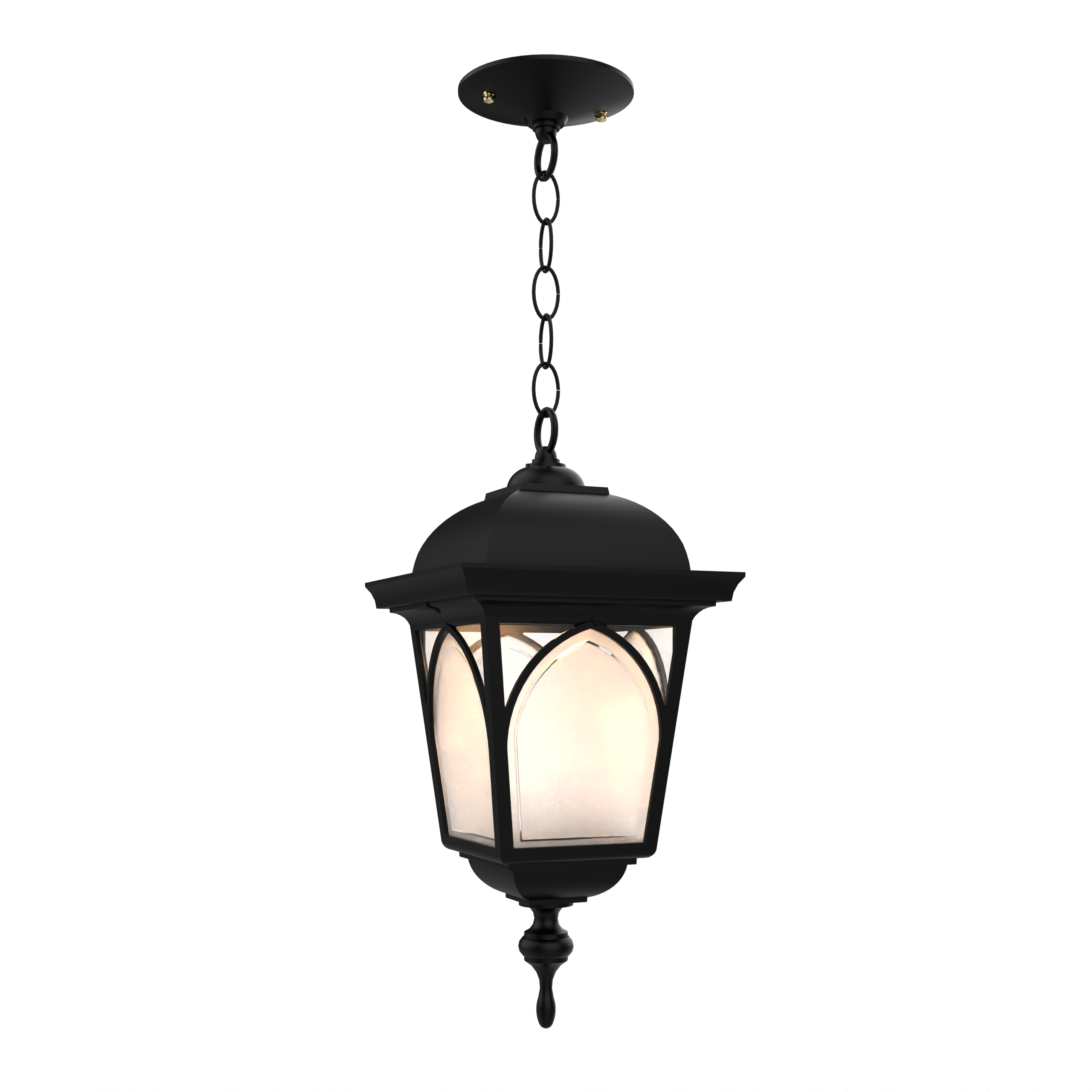 Habitat - Ceiling mounting with chain closed bottom medium format - 21555