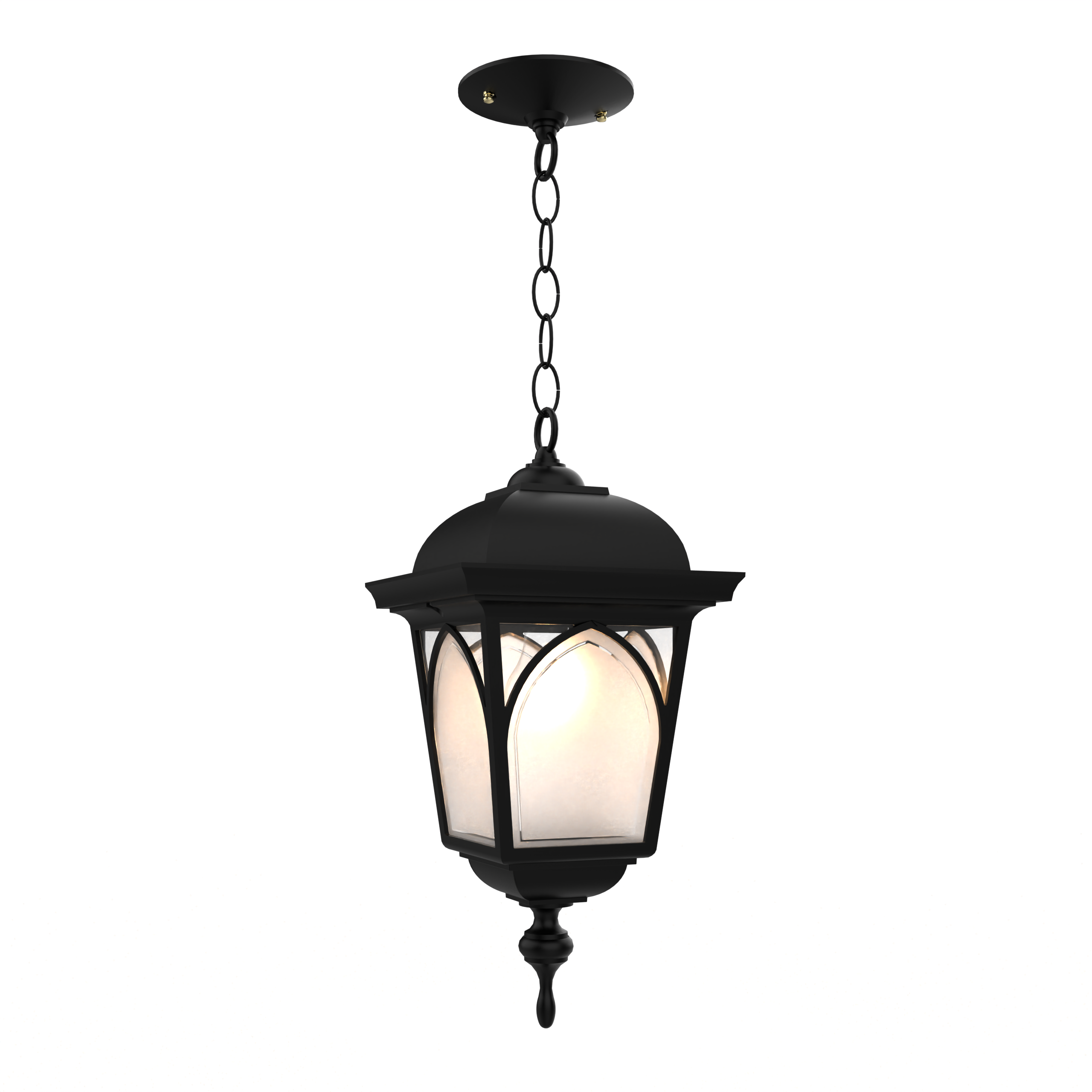 Habitat - Ceiling mounting with chain closed bottom medium format - 21555