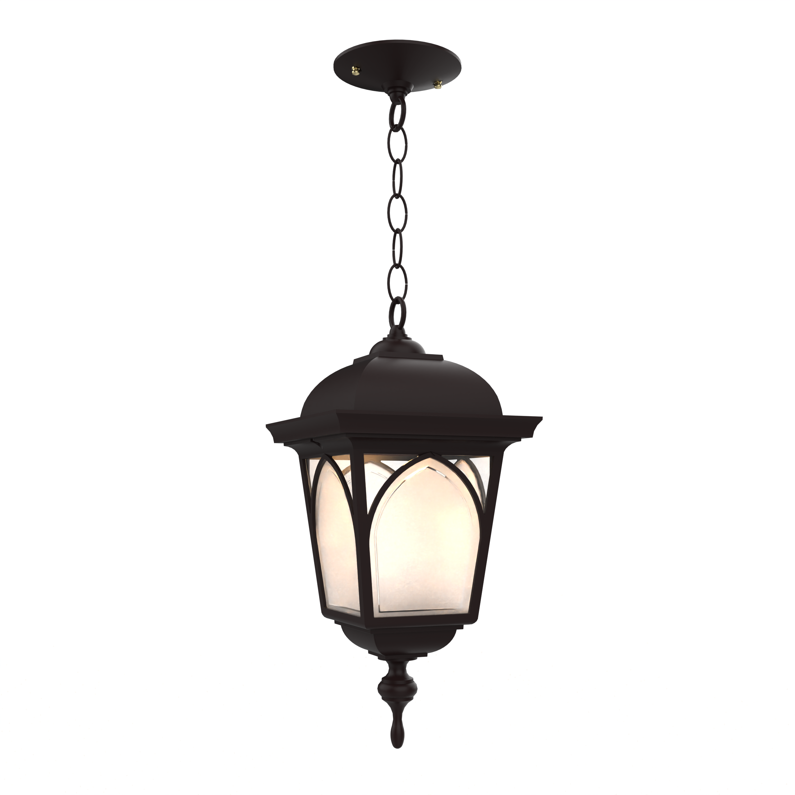 Habitat - Ceiling mounting with chain closed bottom medium format - 21555