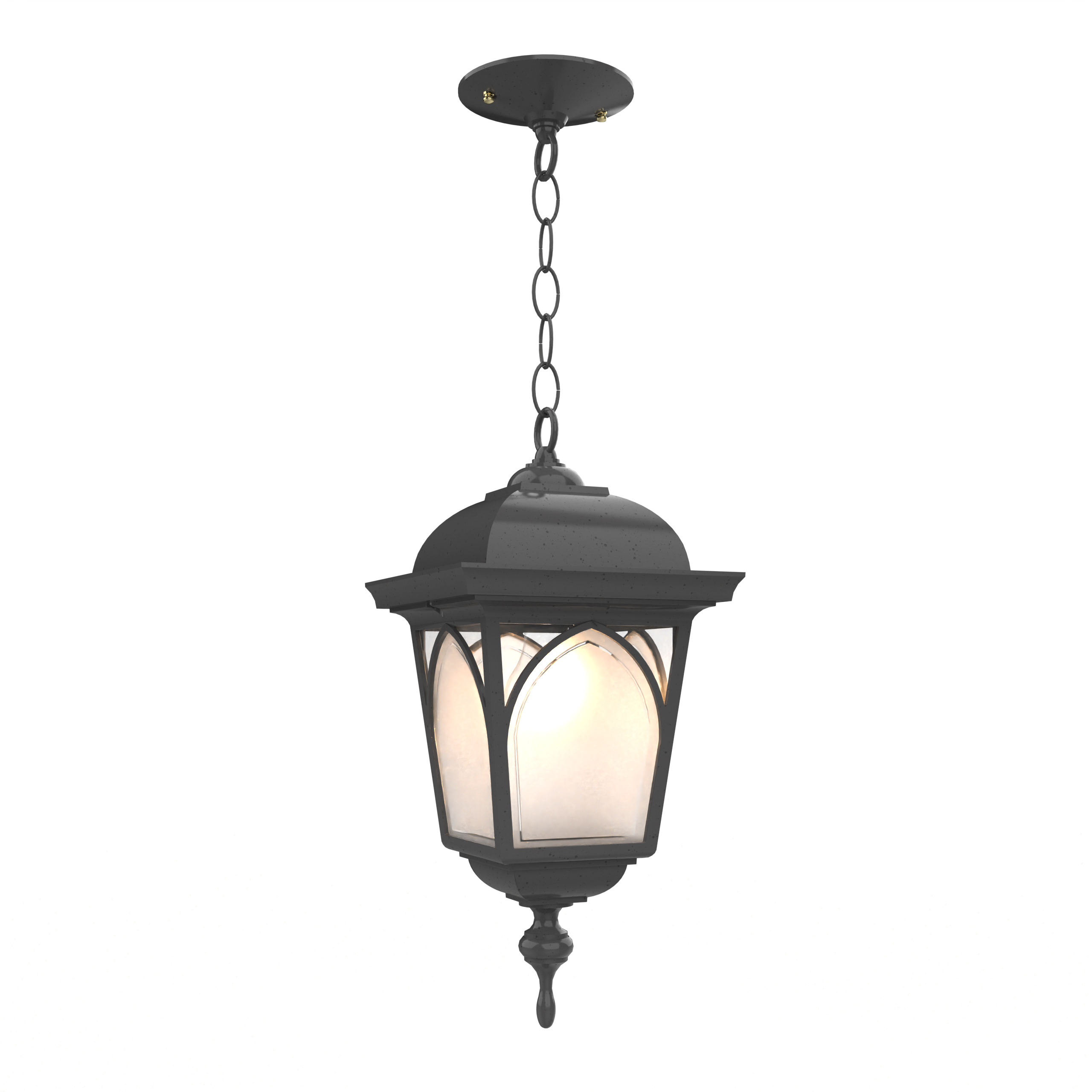 Habitat - Ceiling mounting with chain closed bottom medium format - 21555