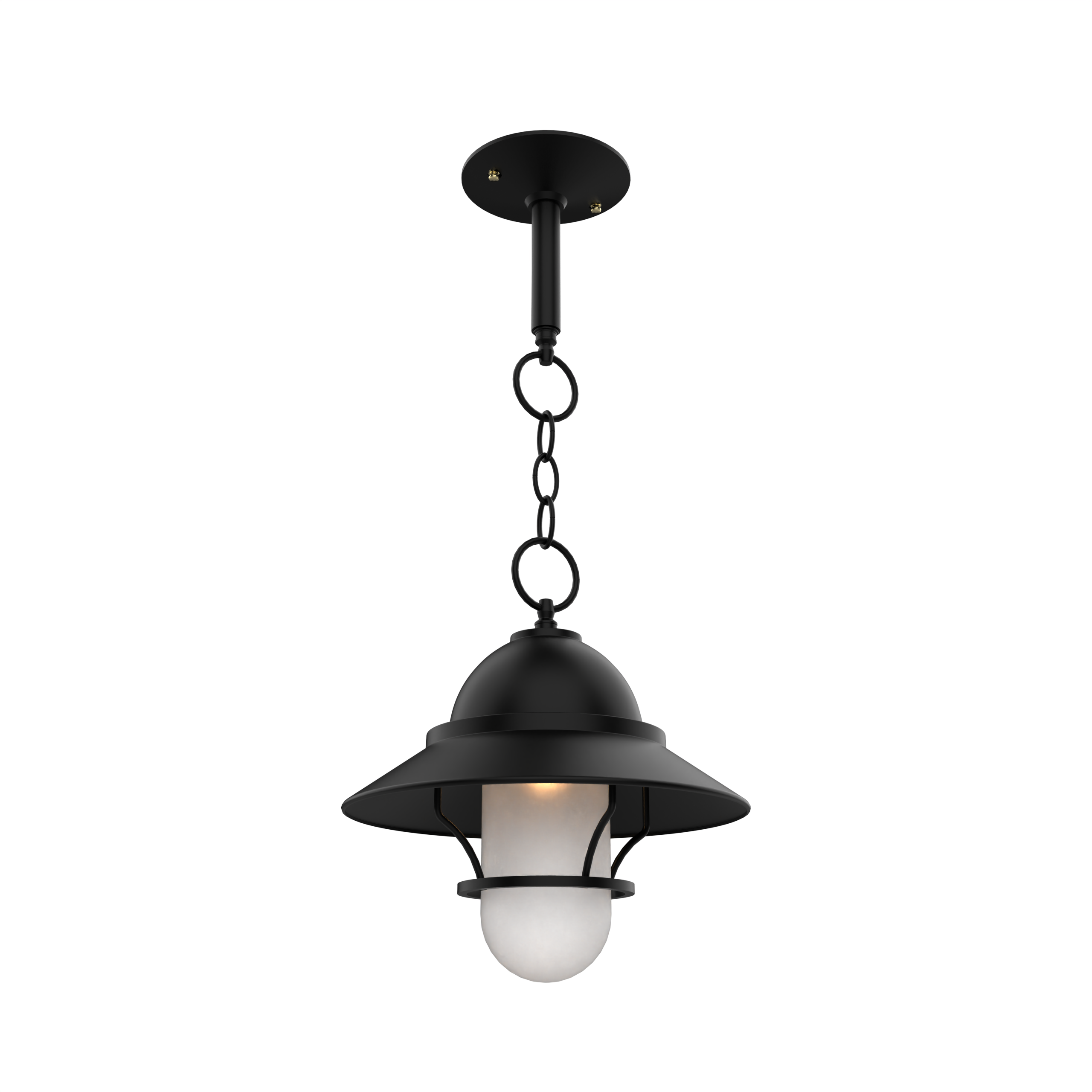 San Francisco - Chain ceiling mount with medium globe and grille - 22250
