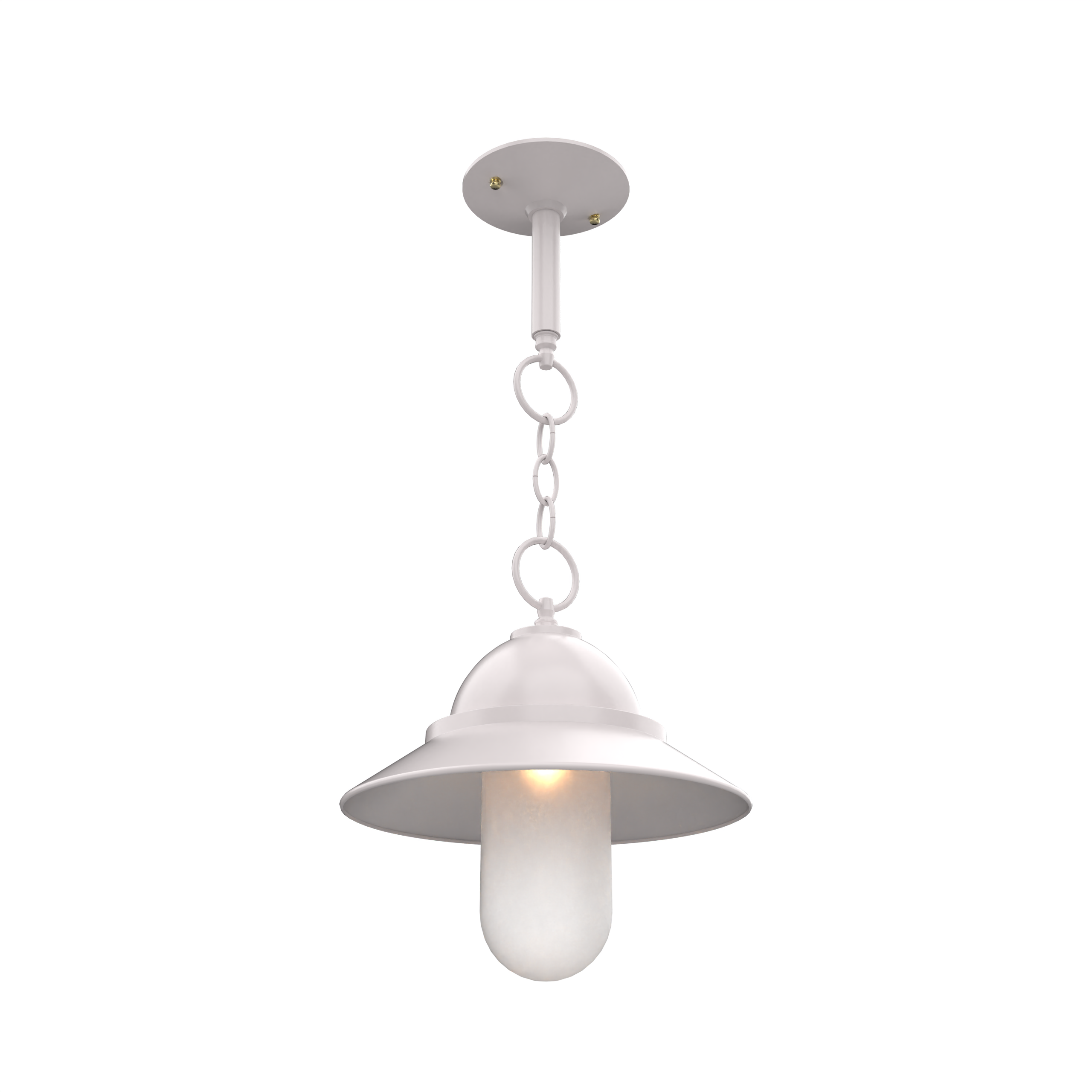 San Francisco - Montage au plafond sur chaine avec globe format moyen - 22350