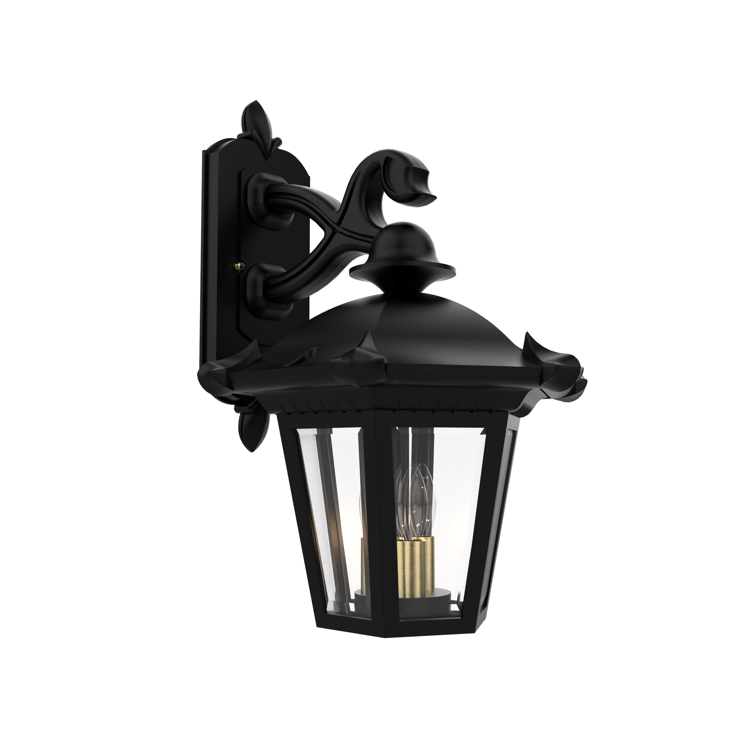 Montpellier - Wall mount downwards open bottom medium size - 23311