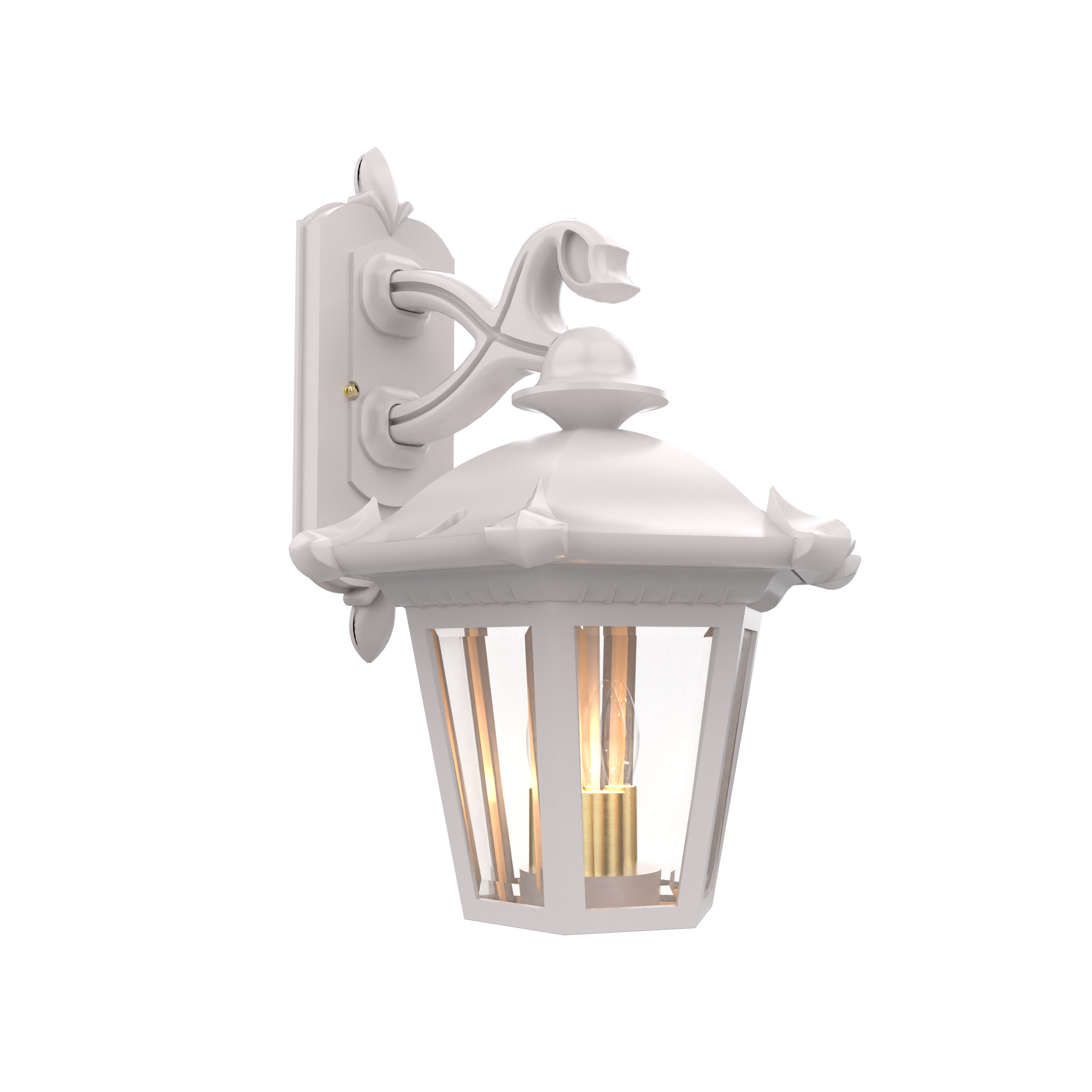 Montpellier - Wall mount downwards open bottom medium size - 23311