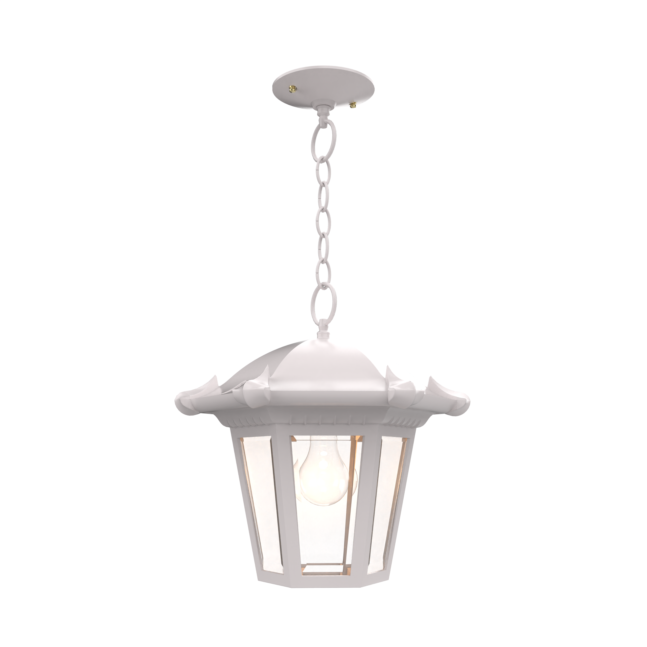 Montpellier - Ceiling mounting with chain open bottom medium format - 23350