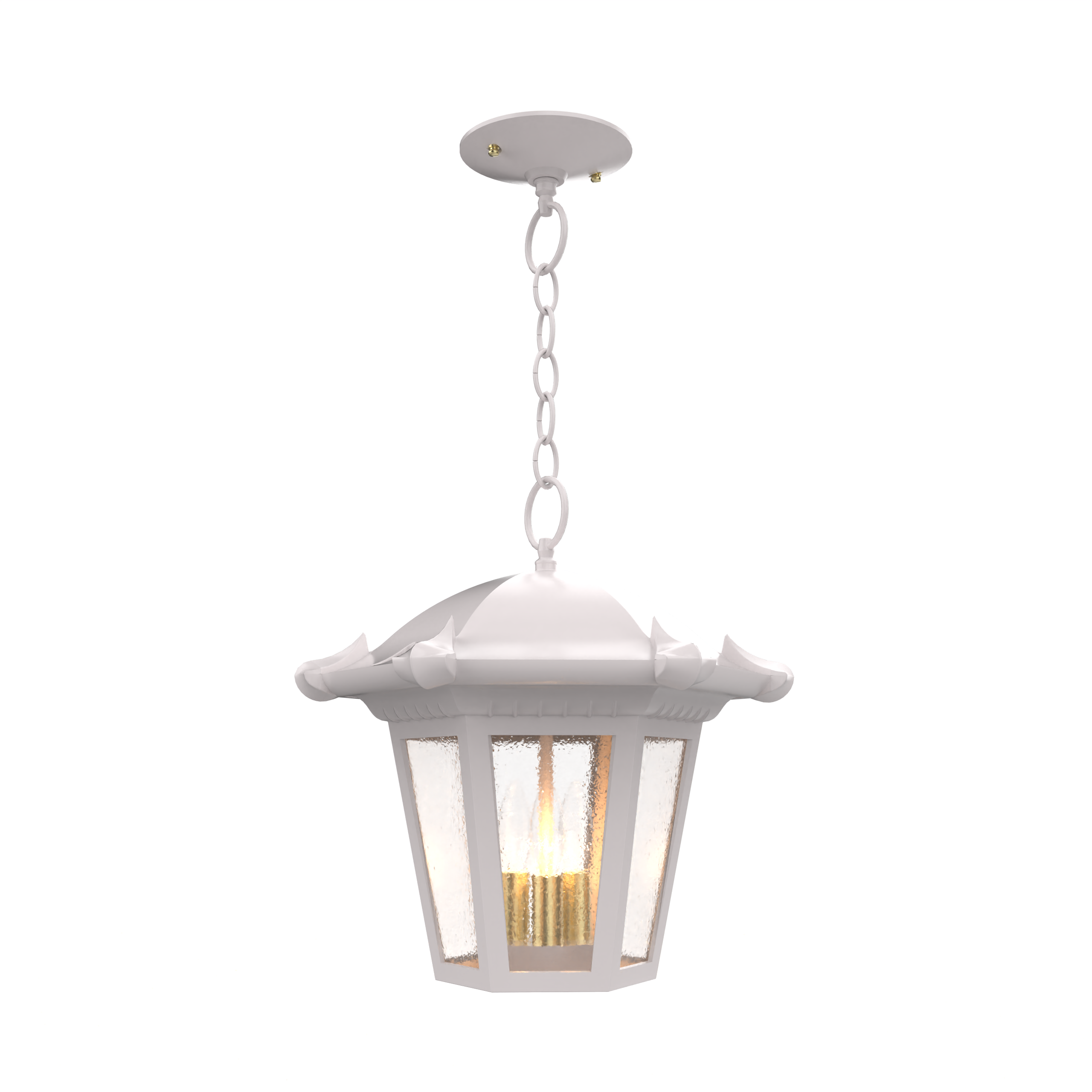 Montpellier - Ceiling mounting with chain open bottom medium format - 23350