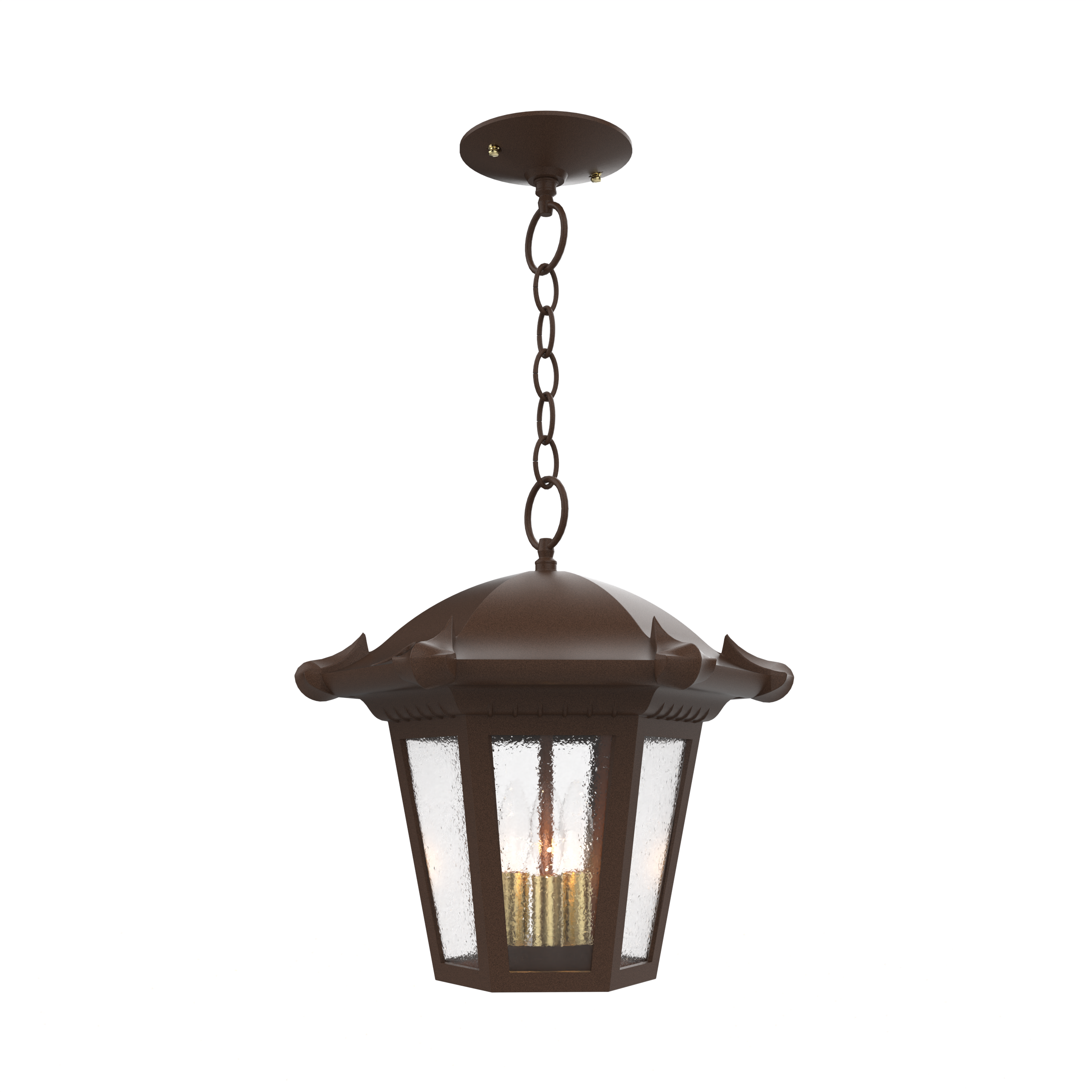 Montpellier - Ceiling mounting with chain open bottom medium format - 23350
