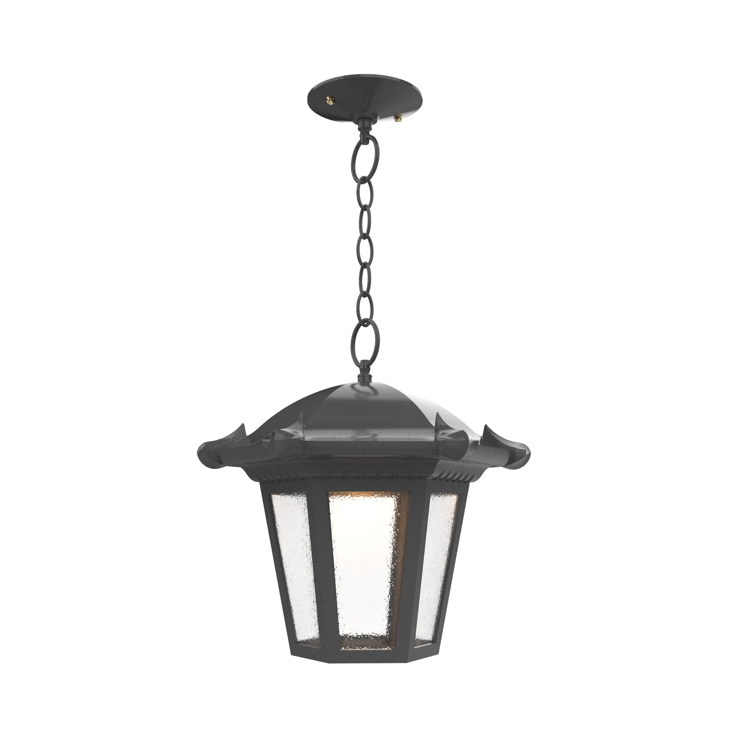 Montpellier - Ceiling mounting with chain open bottom medium format - 23350