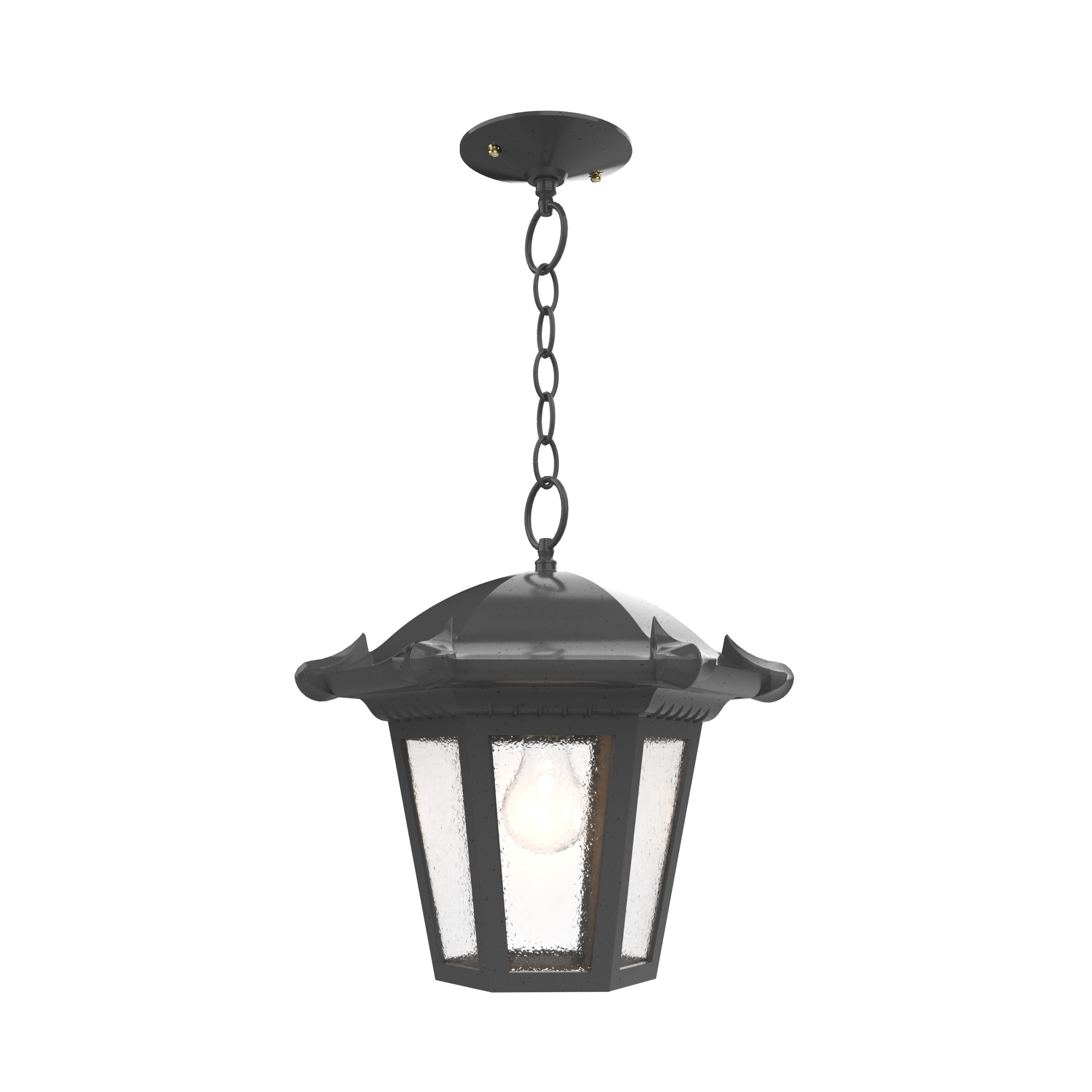 Montpellier - Ceiling mounting with chain open bottom medium format - 23350
