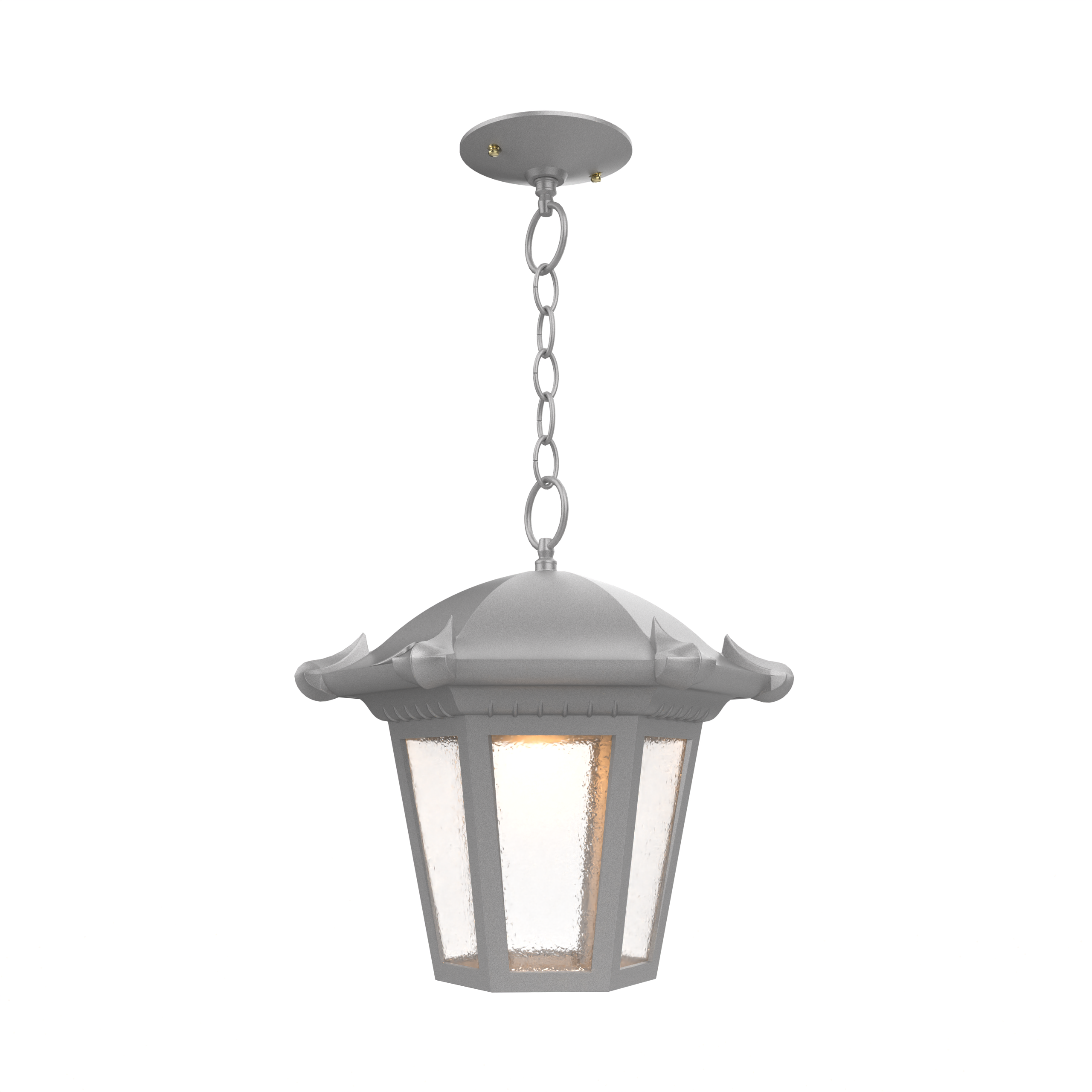 Montpellier - Ceiling mounting with chain open bottom medium format - 23350