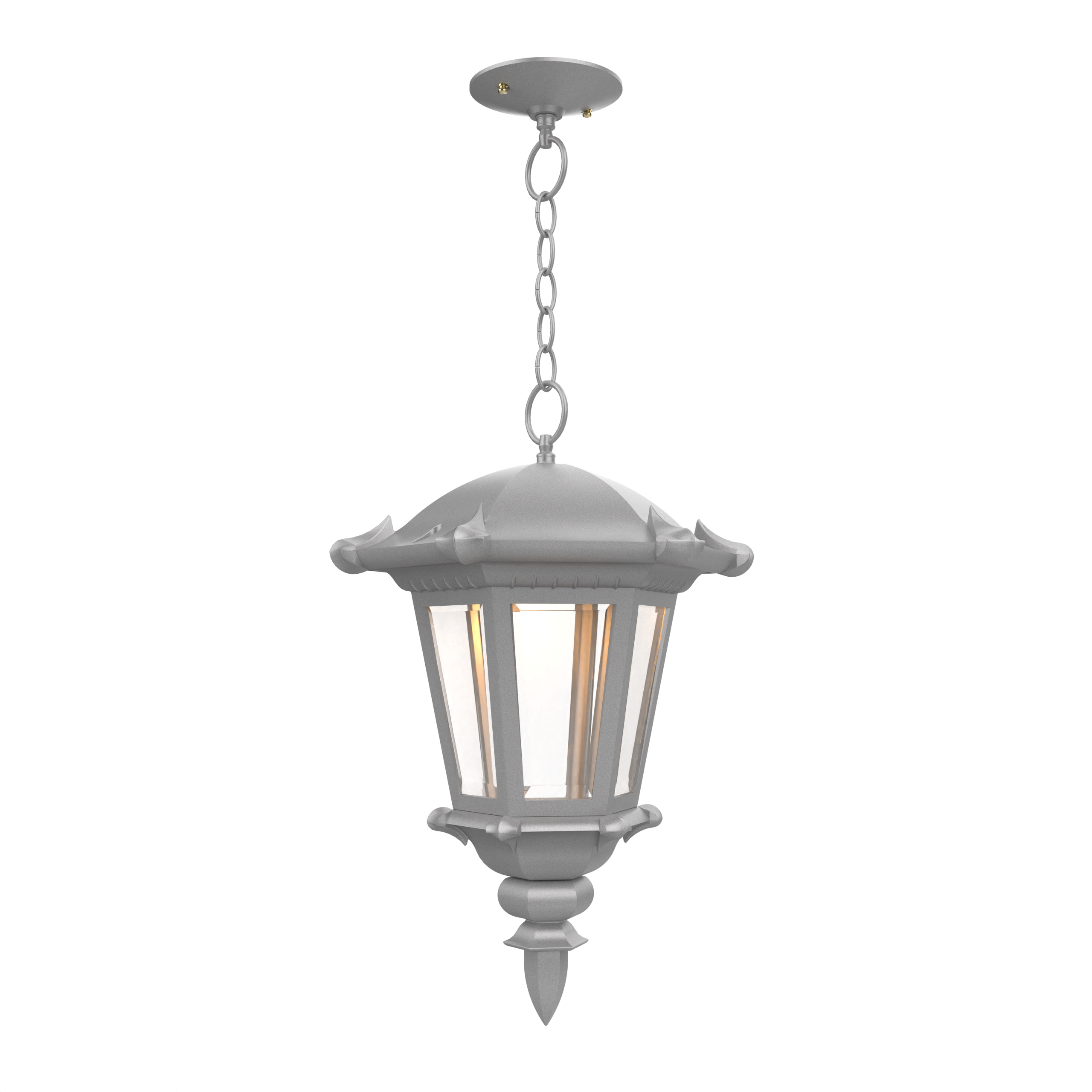 Montpellier - Ceiling mounting with chain closed bottom medium format - 23355