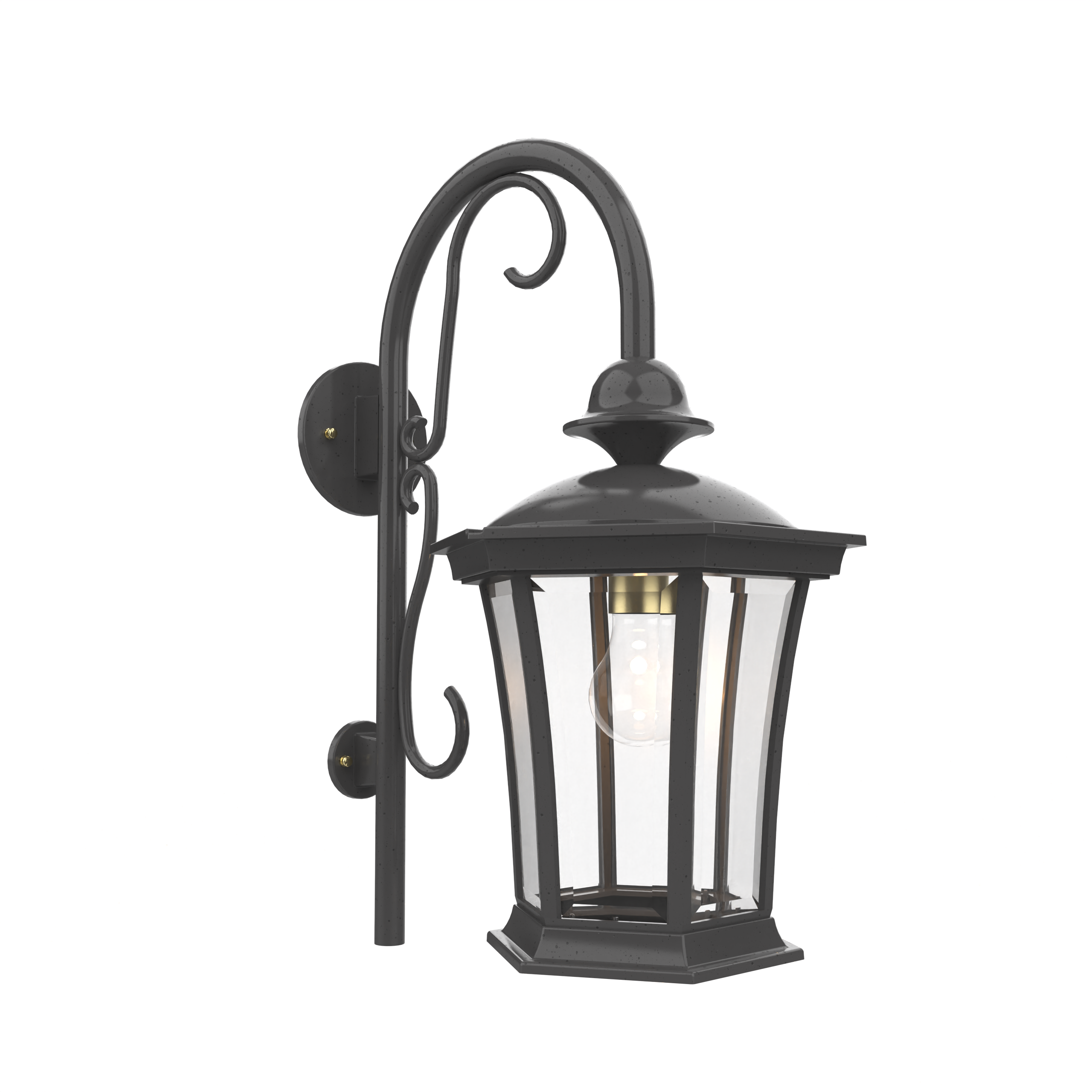 Westminster - Wall mount down with cane open bottom medium - 23593