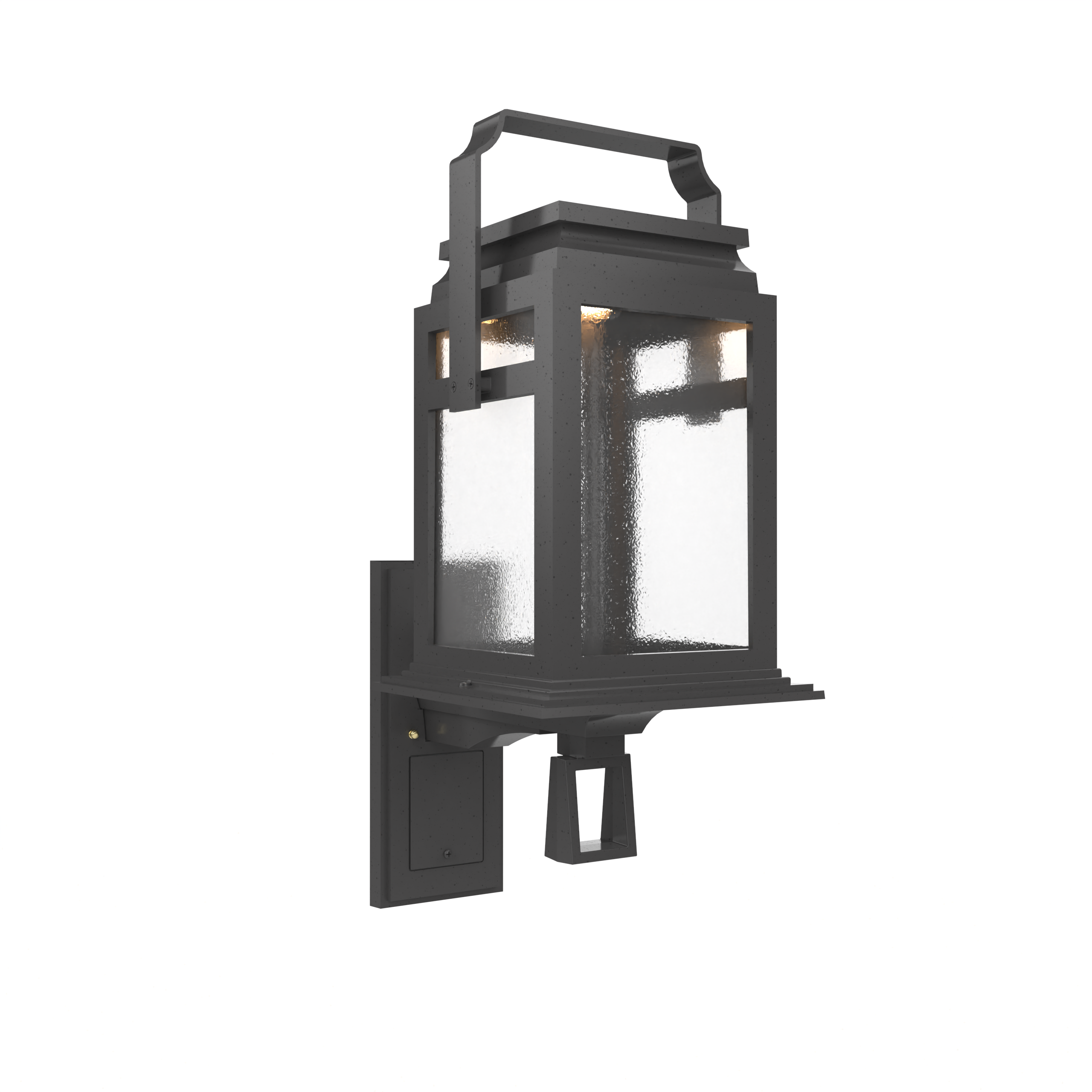 Serie 65e - Luminaire mural extérieur montage vers le haut format moyen - 26502