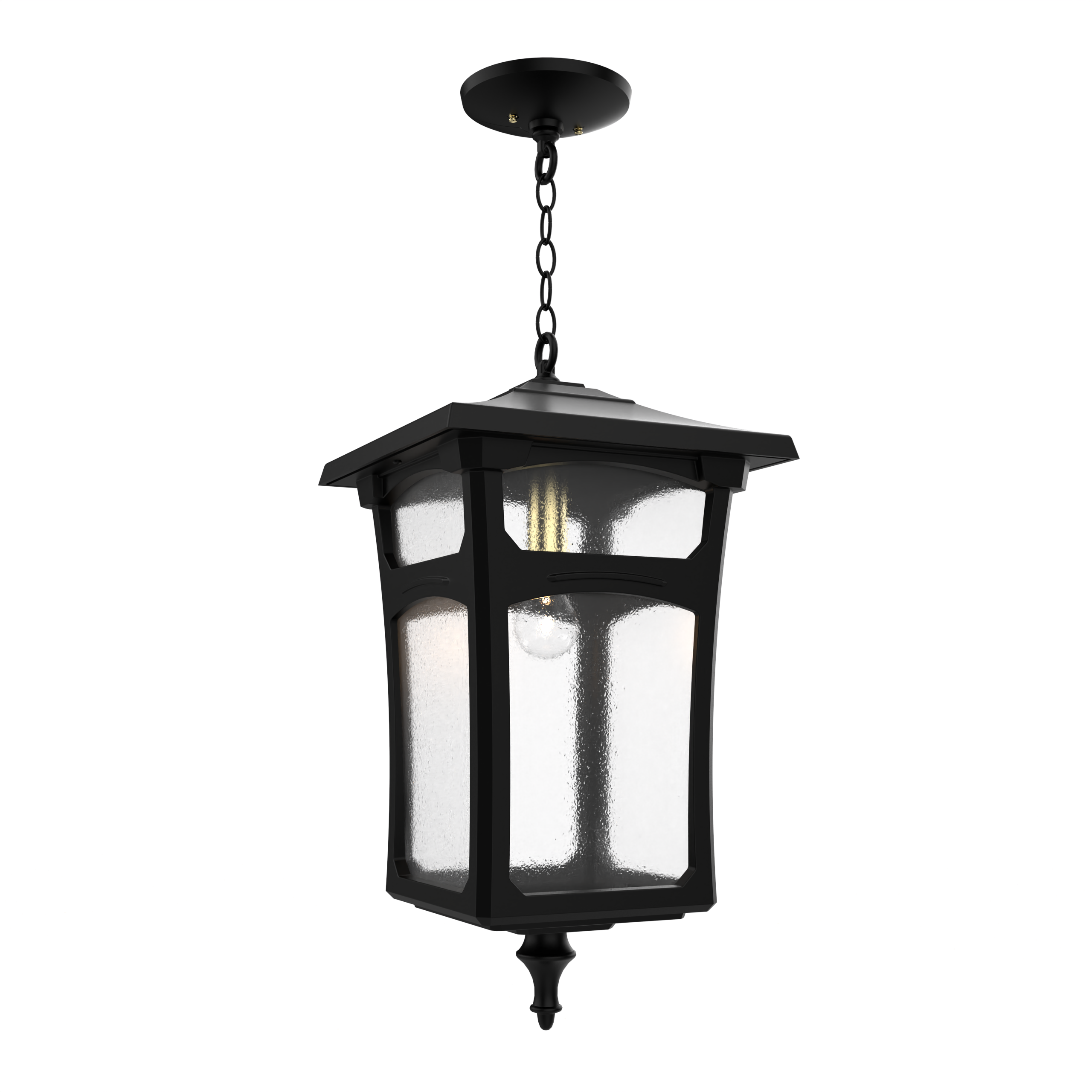 Lincoln - Large Closed Bottom Chain Ceiling Mount - 30455