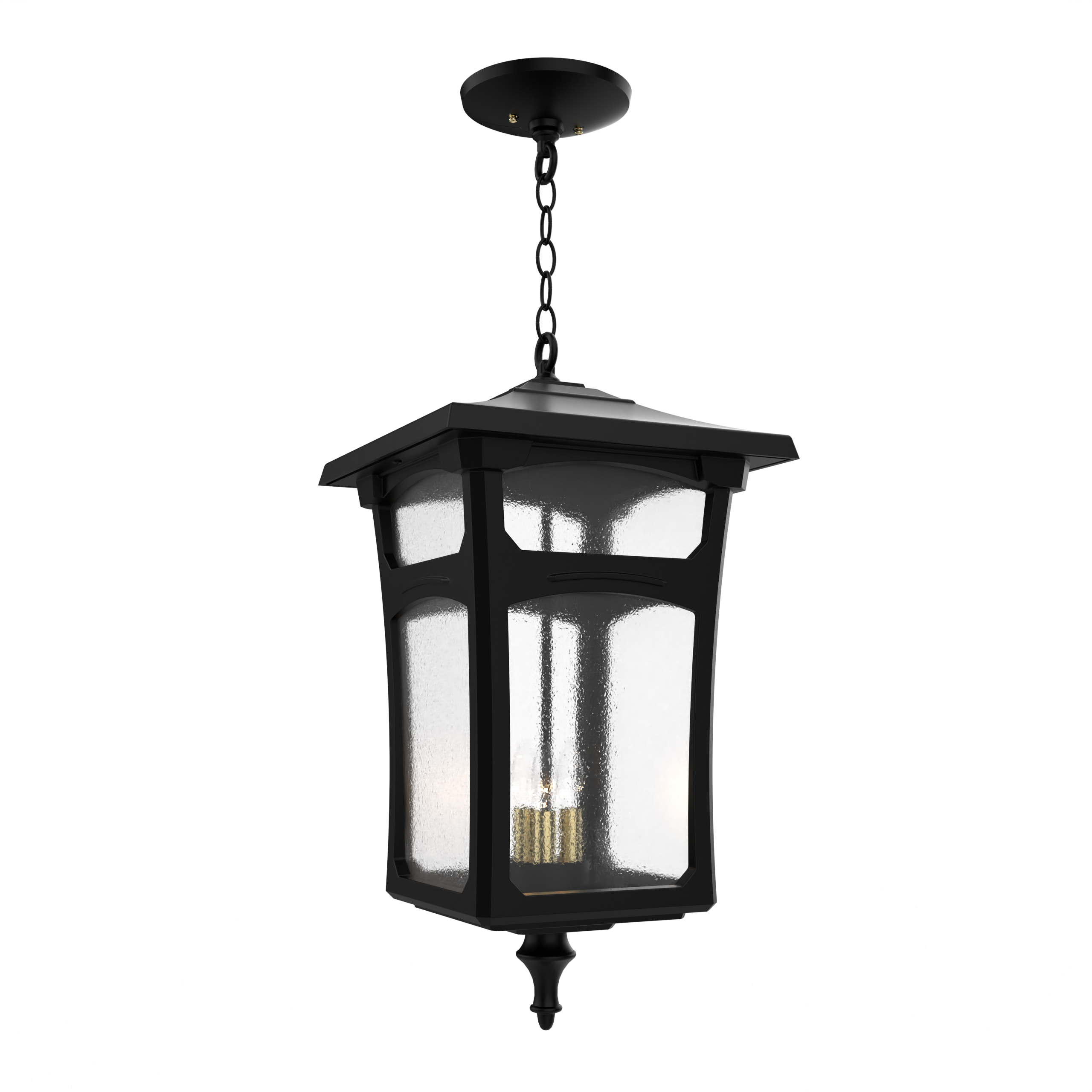 Lincoln - Large Closed Bottom Chain Ceiling Mount - 30455