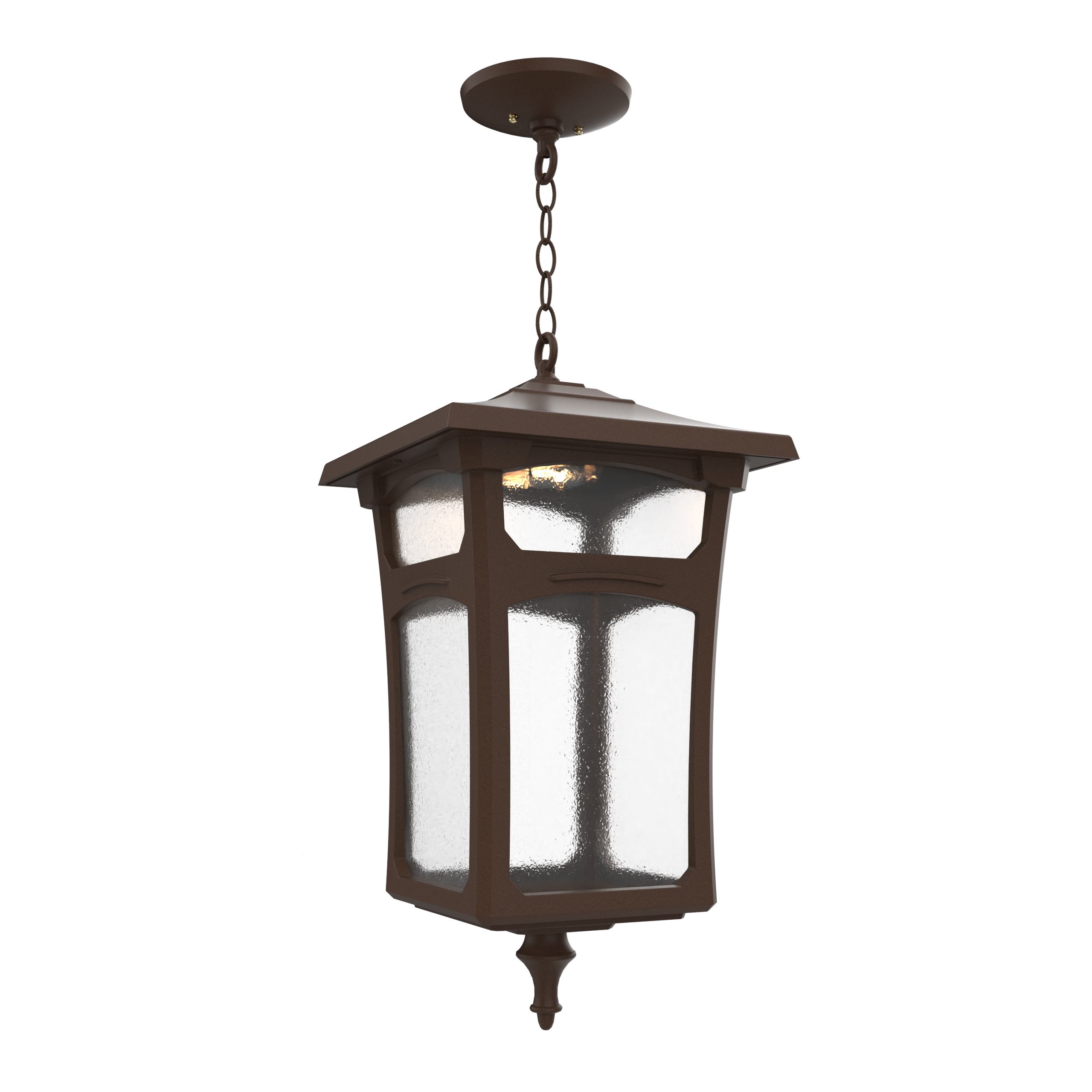 Lincoln - Large Closed Bottom Chain Ceiling Mount - 30455