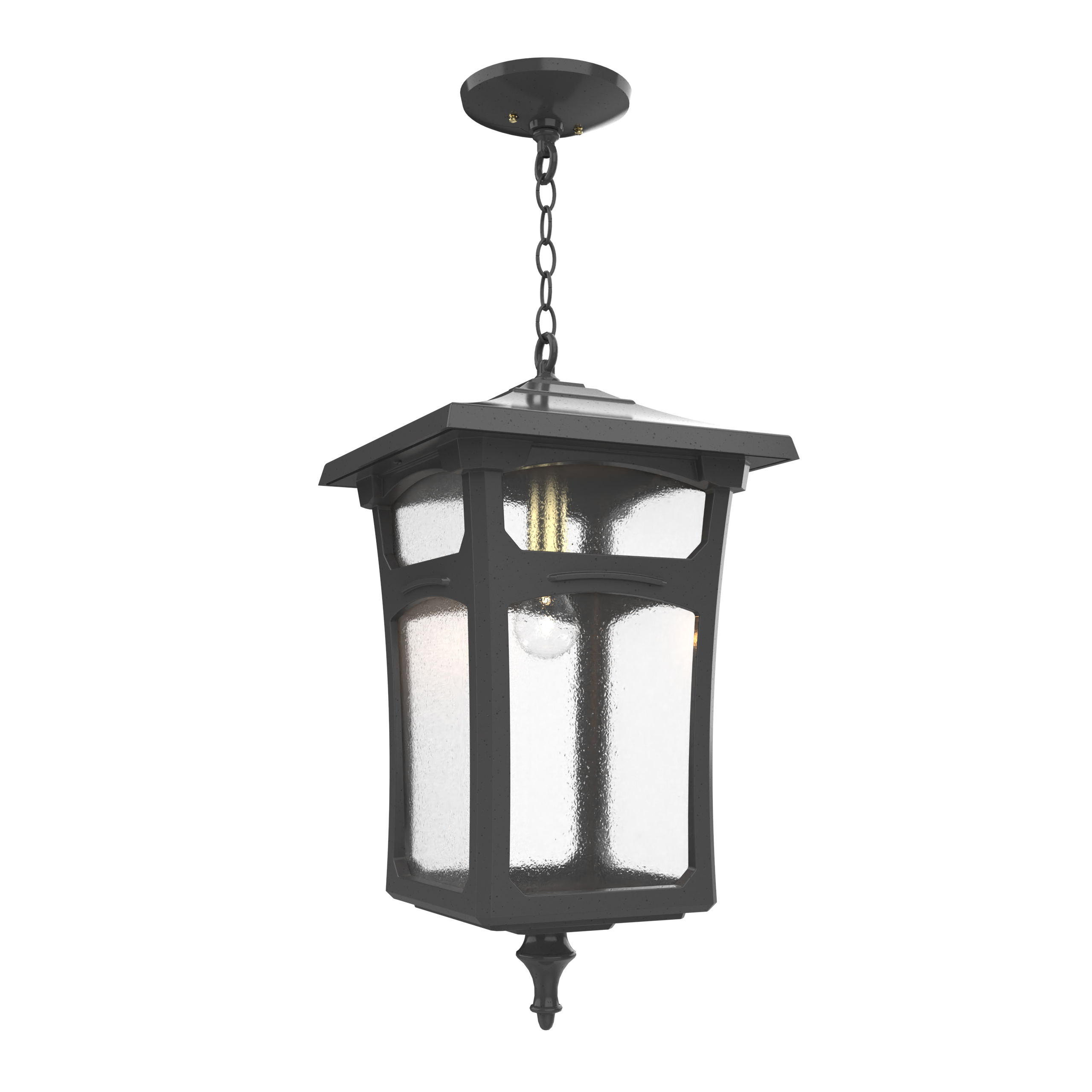 Lincoln - Large Closed Bottom Chain Ceiling Mount - 30455