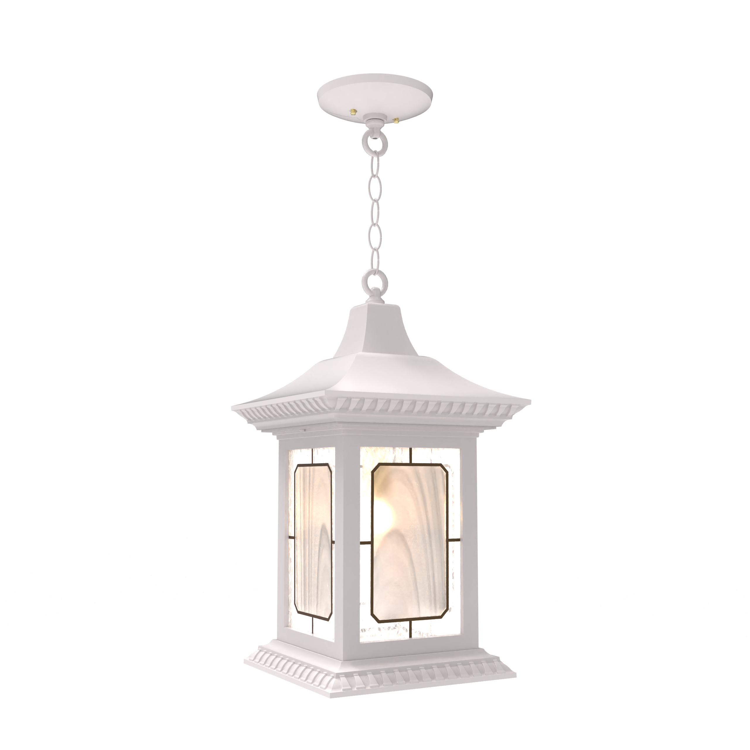 Salzburg - Ceiling mounting with chain open bottom large format - 30850