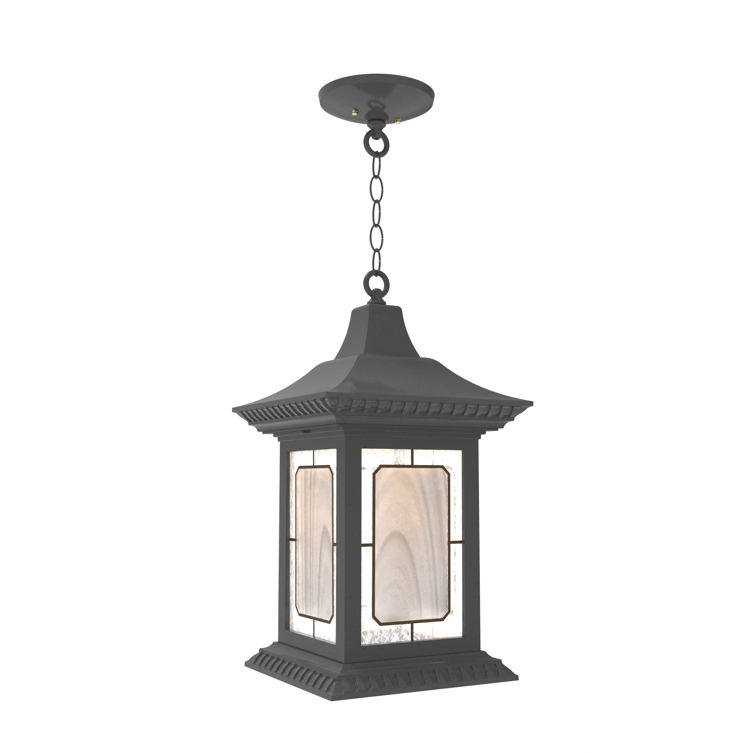 Salzburg - Ceiling mounting with chain open bottom large format - 30850