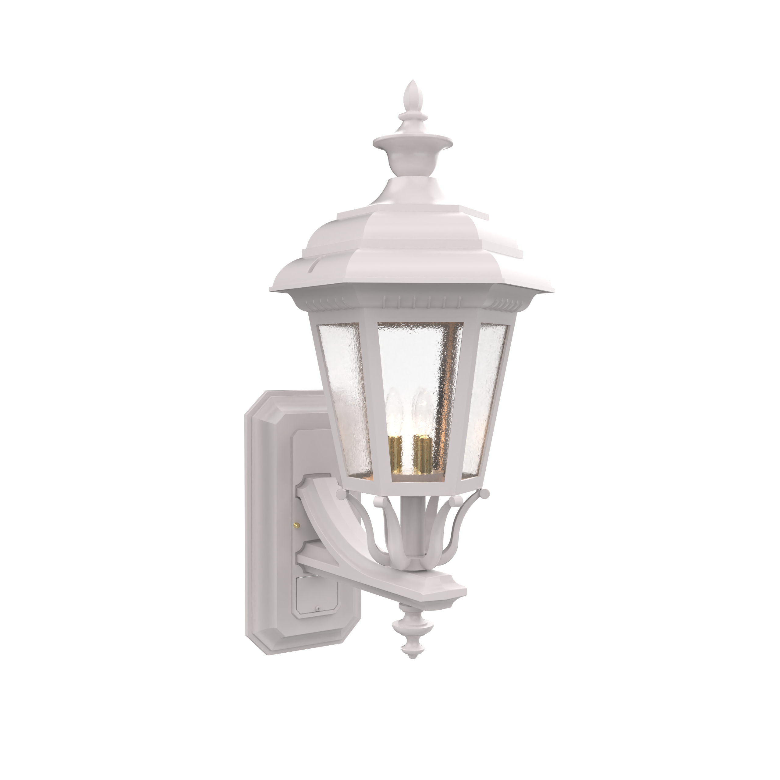 Jamestown - Up-Mount Wall Mount with Full Size Finial - 31412