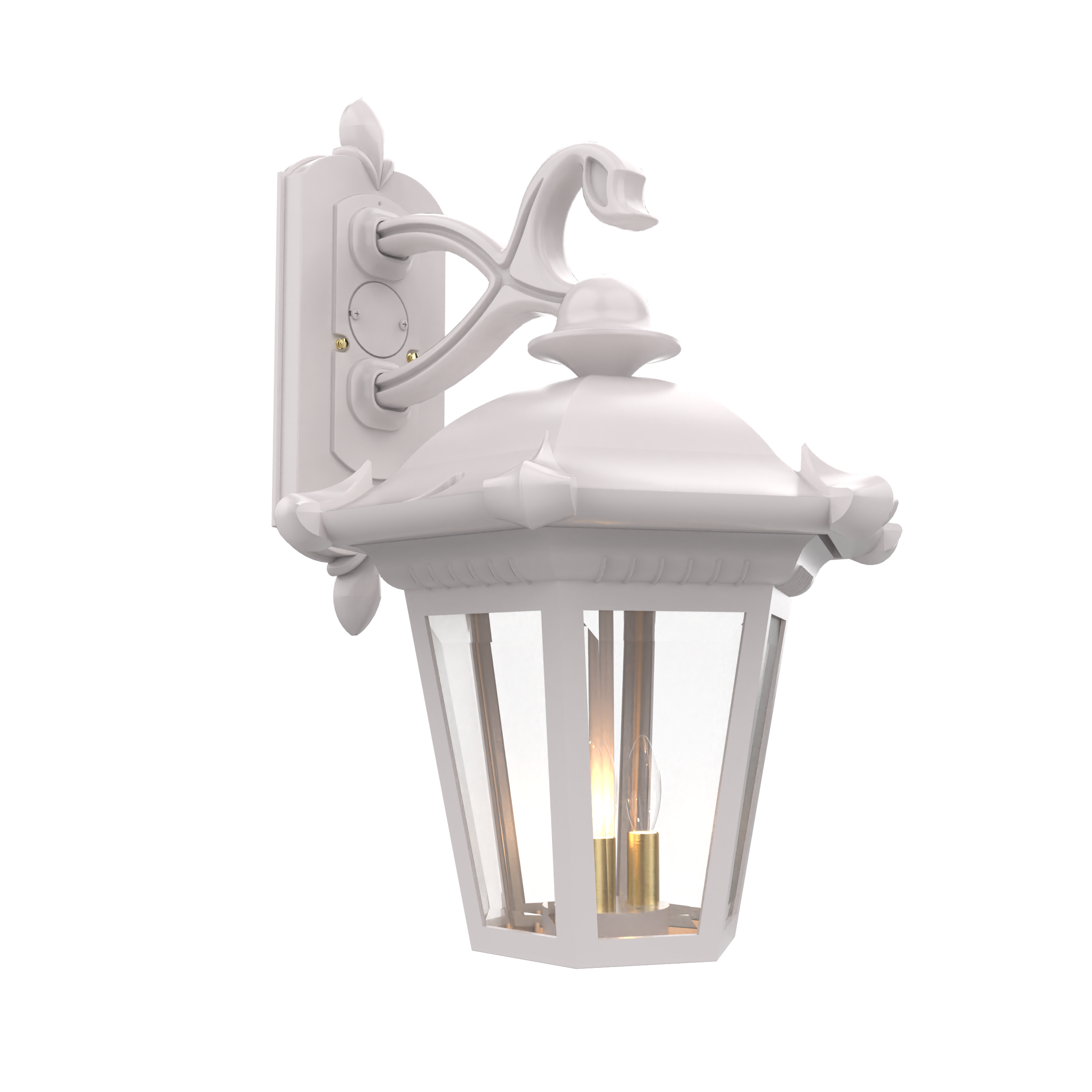 Montpellier - Wall mount down open bottom large format - 33311