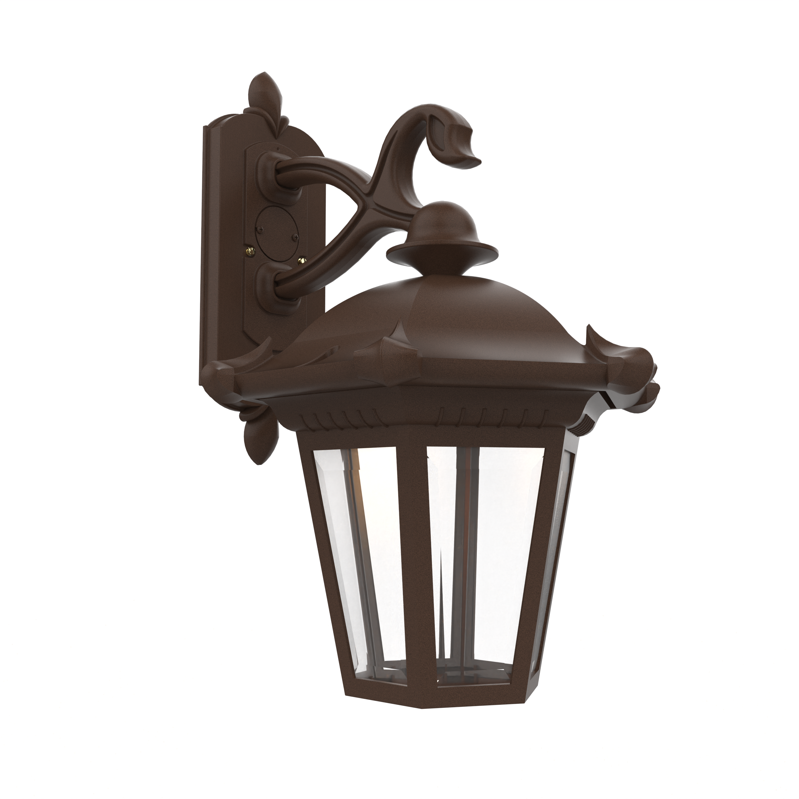 Montpellier - Wall mount down open bottom large format - 33311