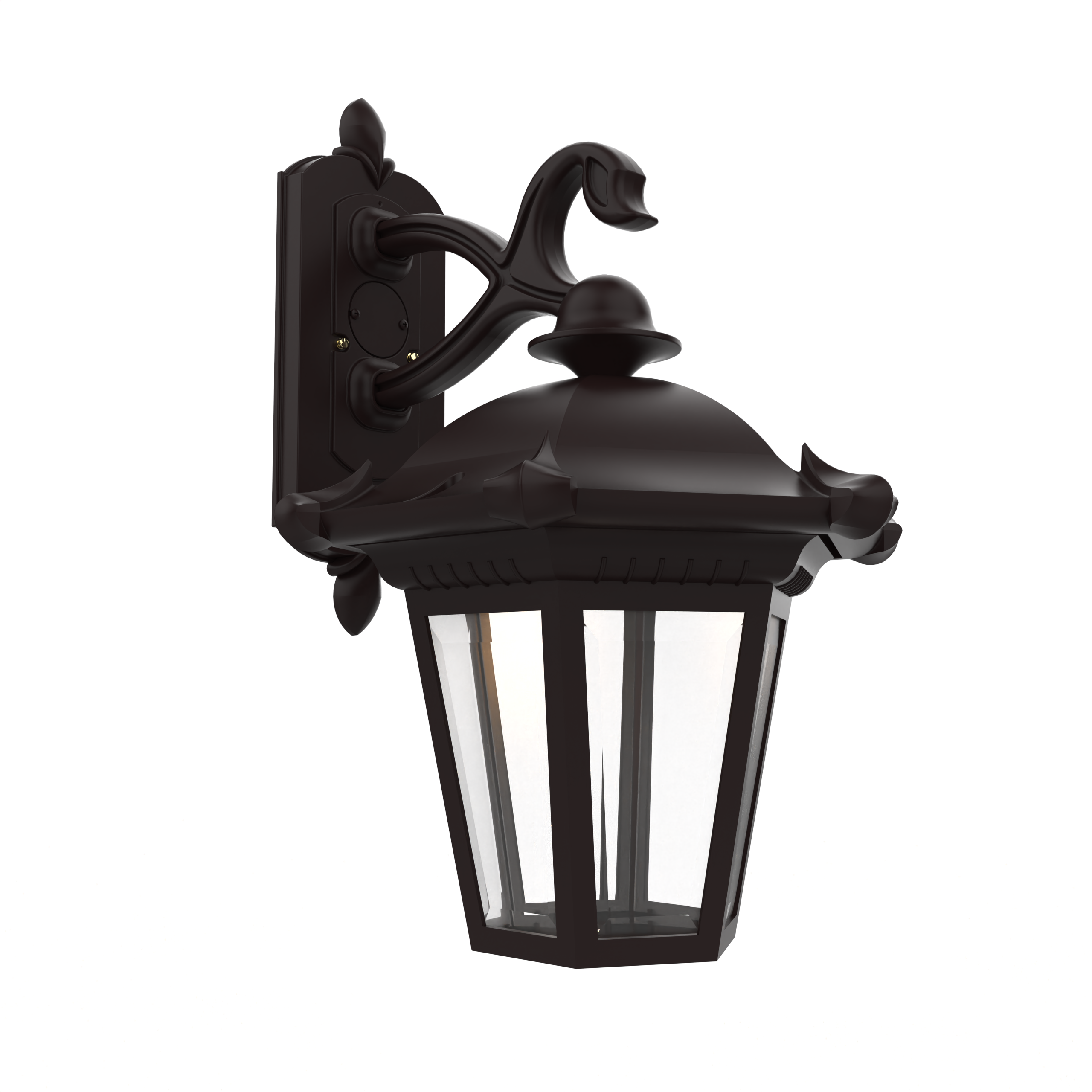 Montpellier - Wall mount down open bottom large format - 33311