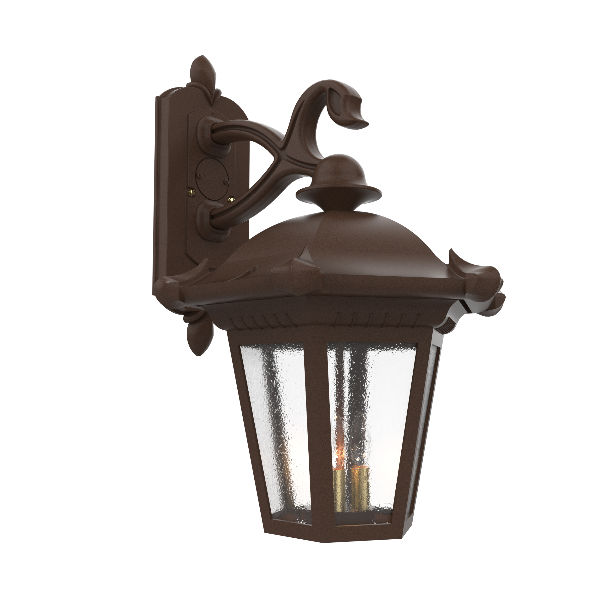 Montpellier - Wall mount down open bottom large format - 33311