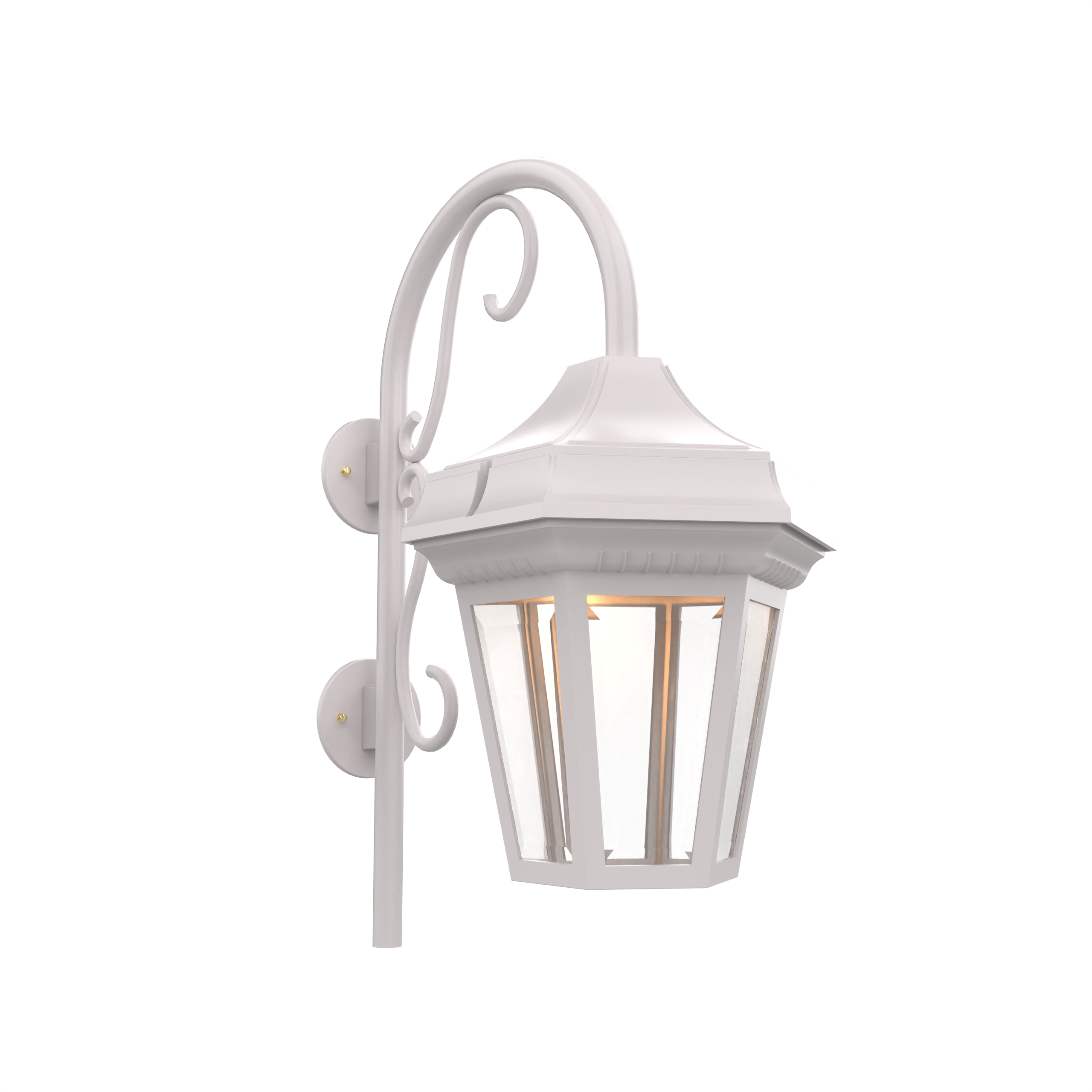 Oxford - Luminaire mural extérieur montage vers le bas avec canne fond ouvert format grand - 34893