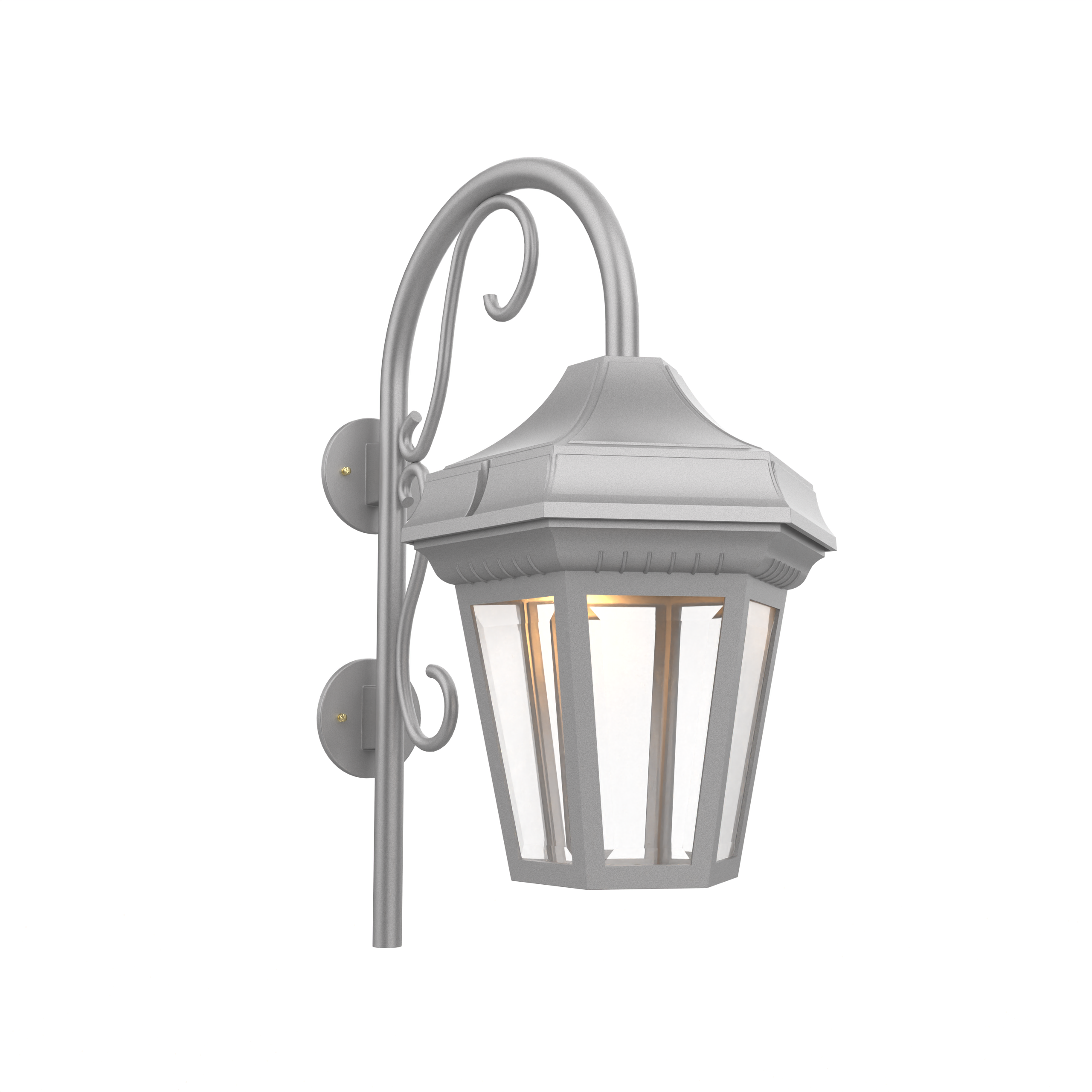 Oxford - Luminaire mural extérieur montage vers le bas avec canne fond ouvert format grand - 34893
