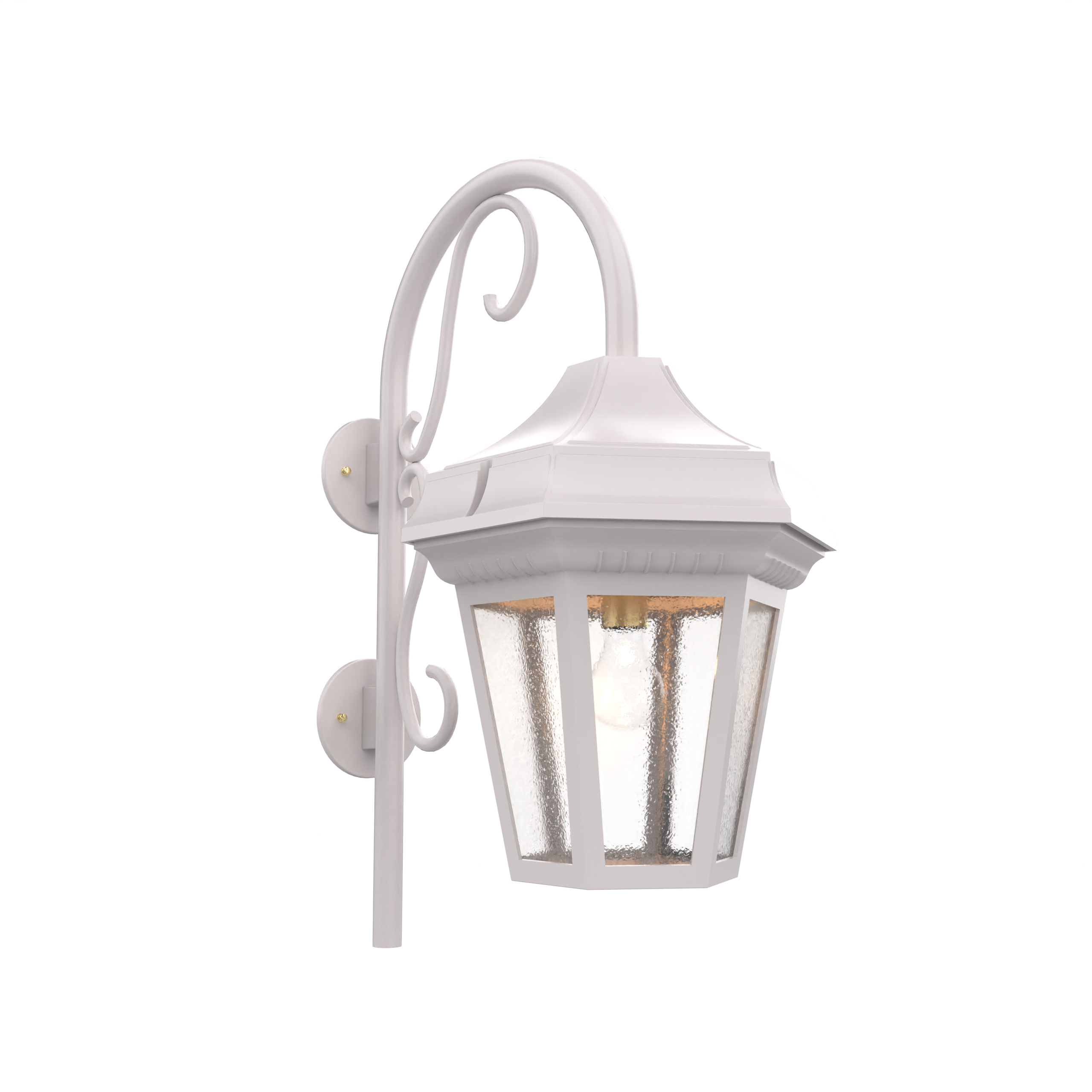 Oxford - Luminaire mural extérieur montage vers le bas avec canne fond ouvert format grand - 34893