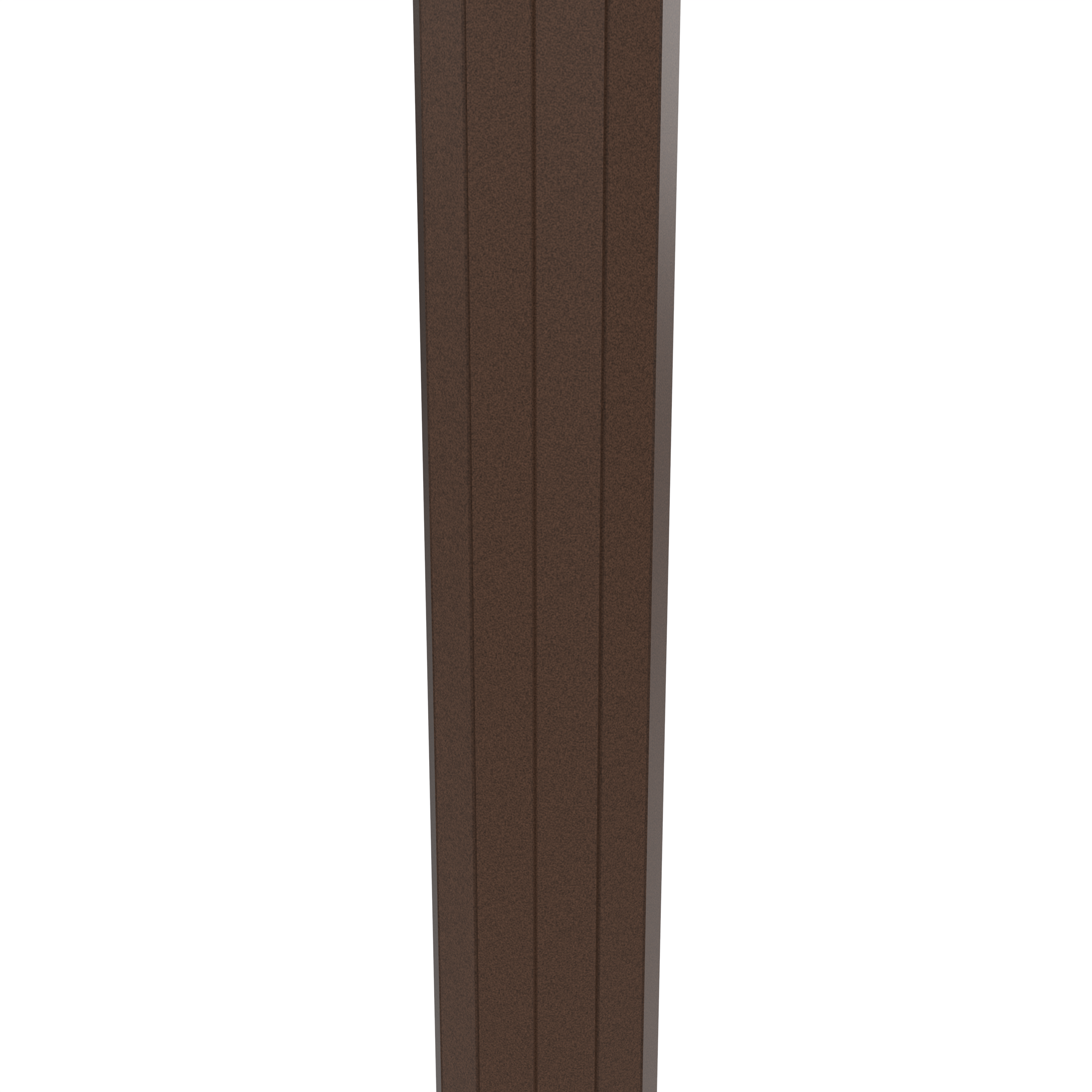 Aluminum post - 12 Sides with welded flange with anchor bolts