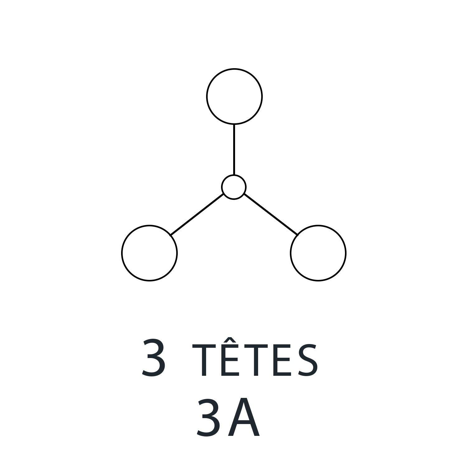 Trois têtes