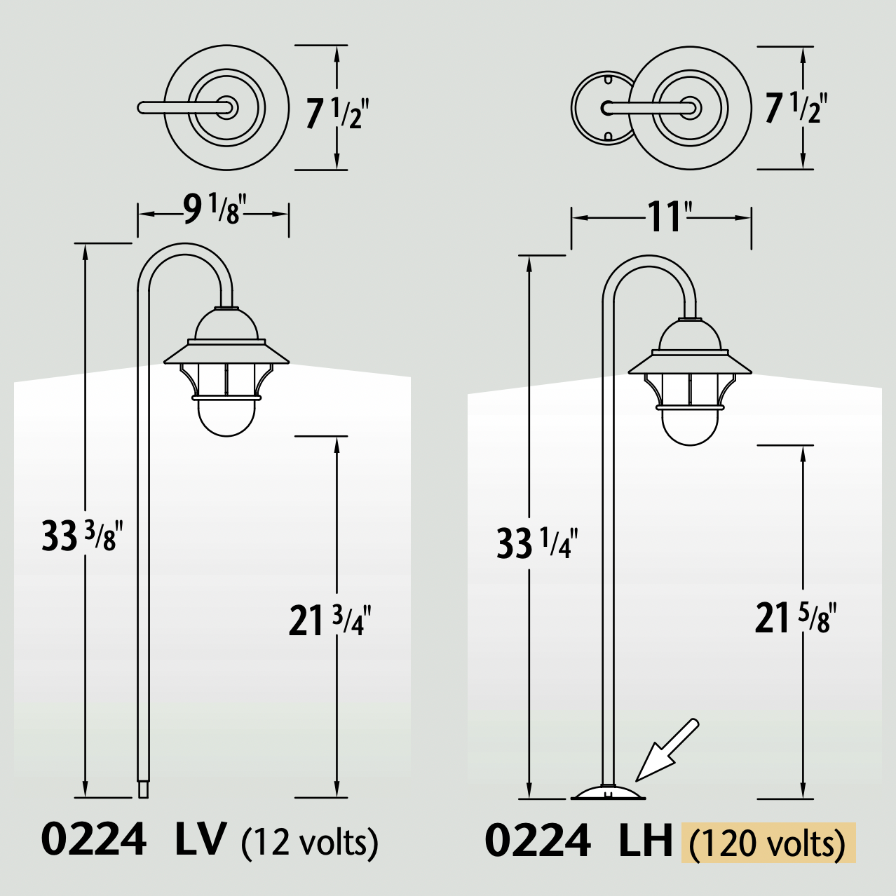 Outdoor path light - 0224 – SNOC