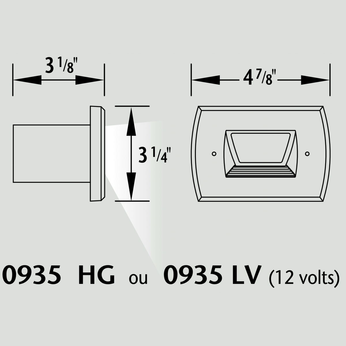 Luminaire paysager pour marche - 0935 – SNOC