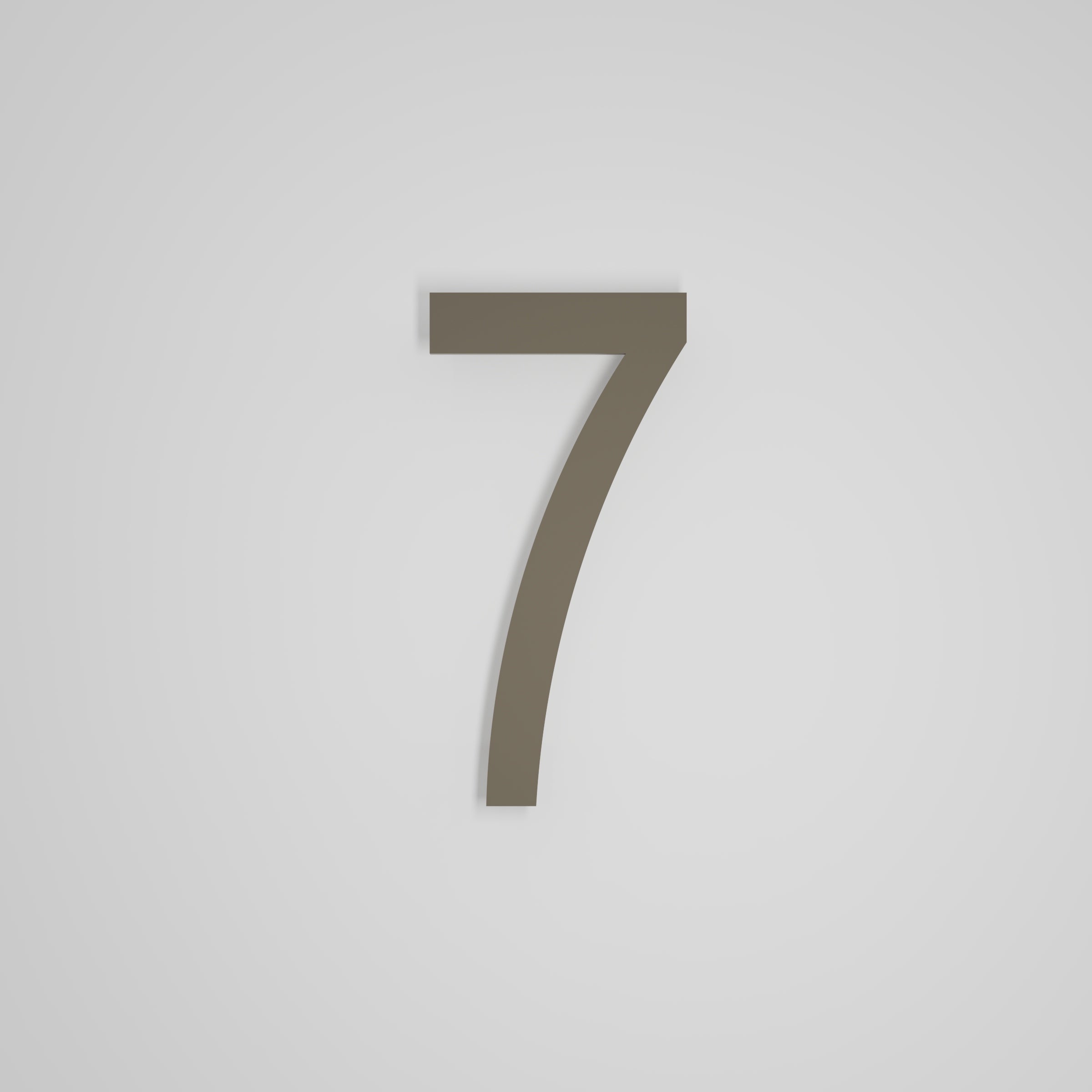 10 inch Floating Address Numbers