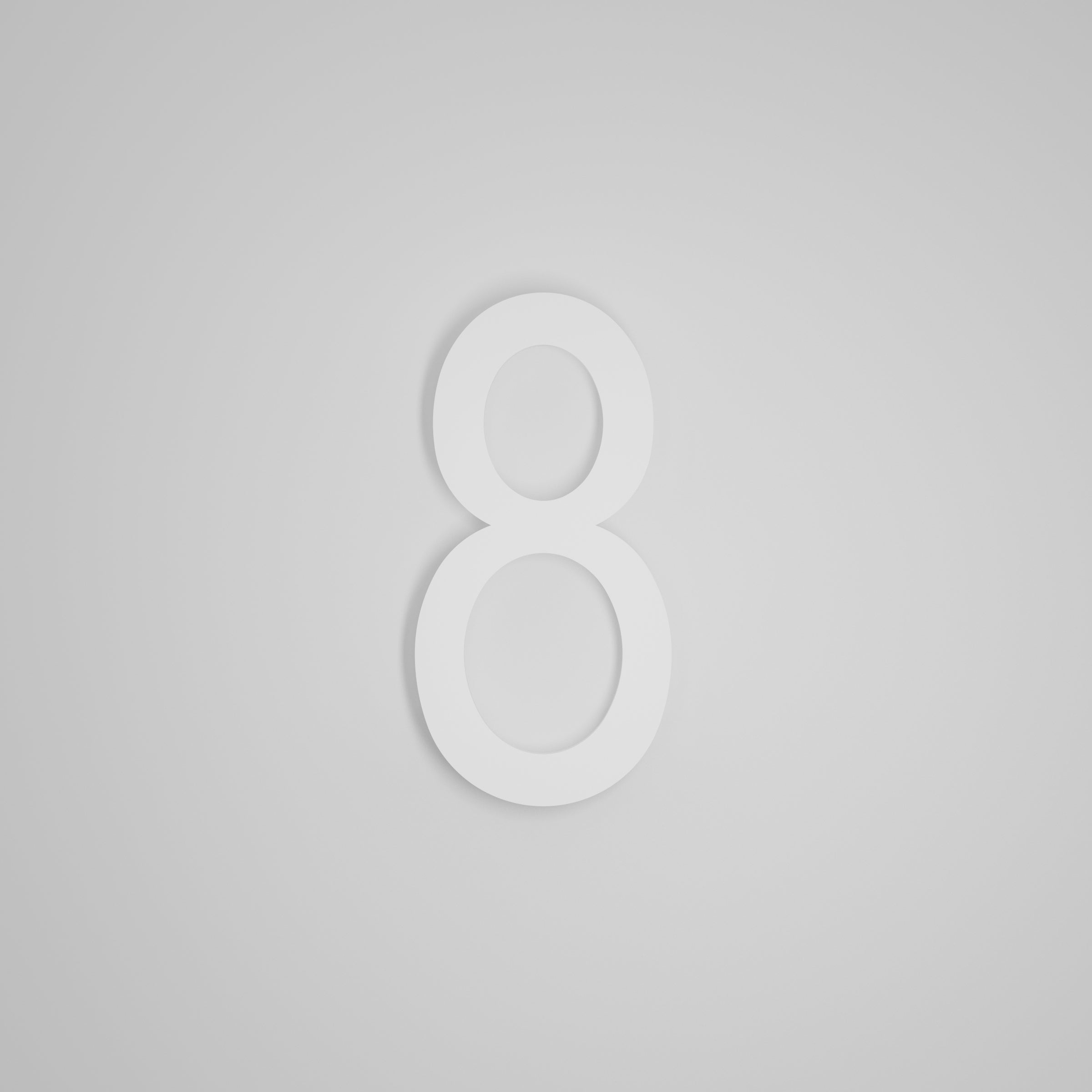 10 inch Floating Address Numbers