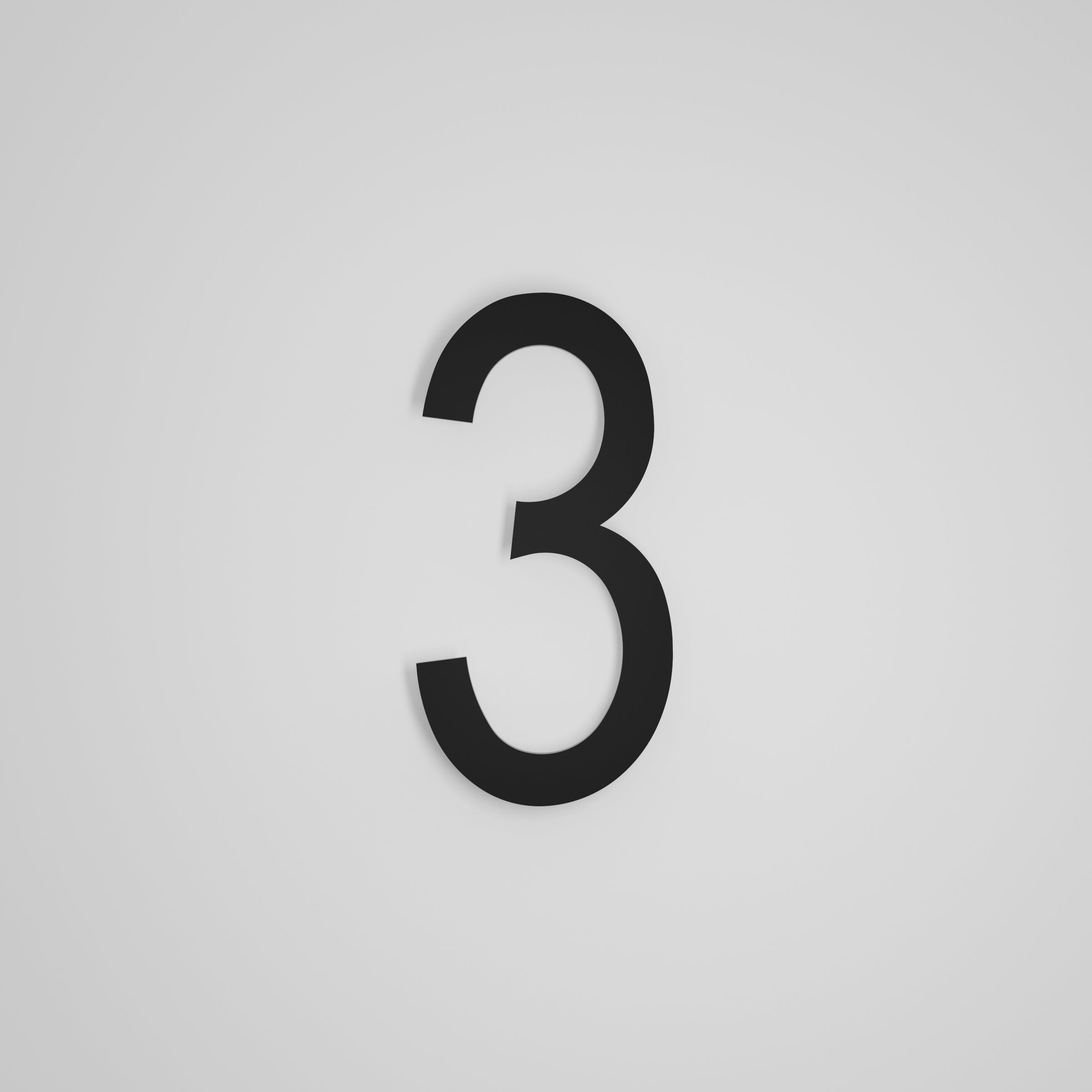 10 inch Floating Address Numbers