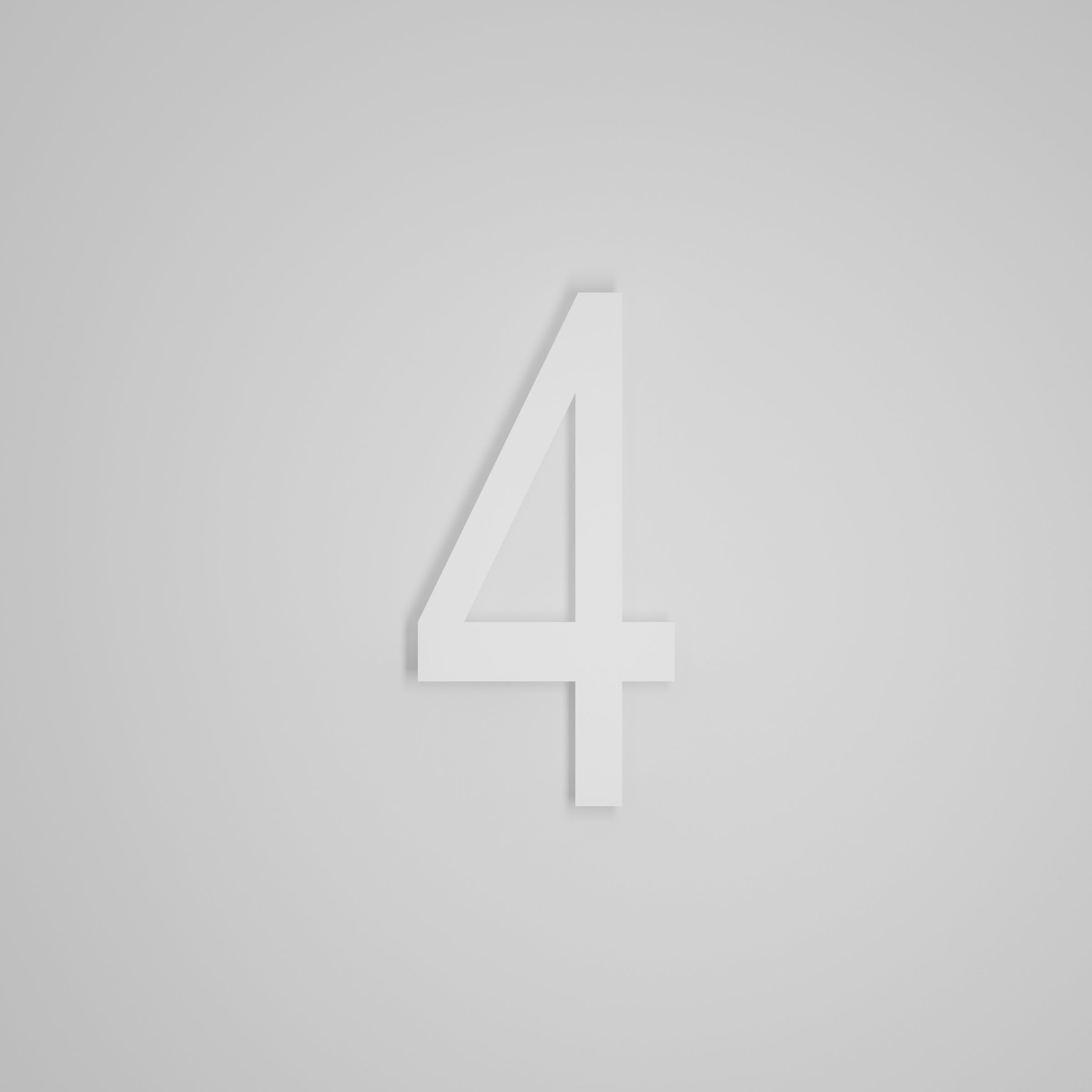 10 inch Floating Address Numbers