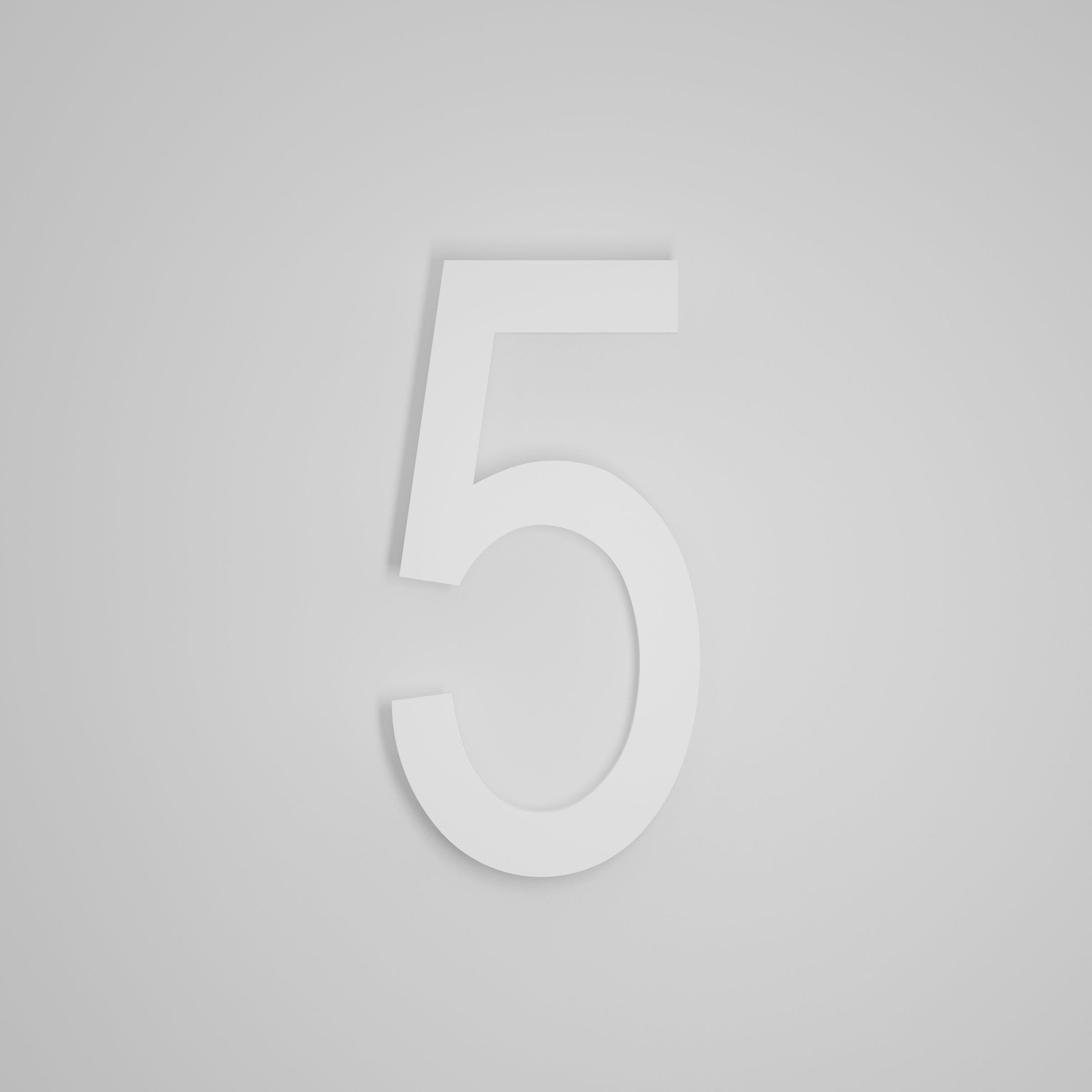 12 inch Floating Address Numbers