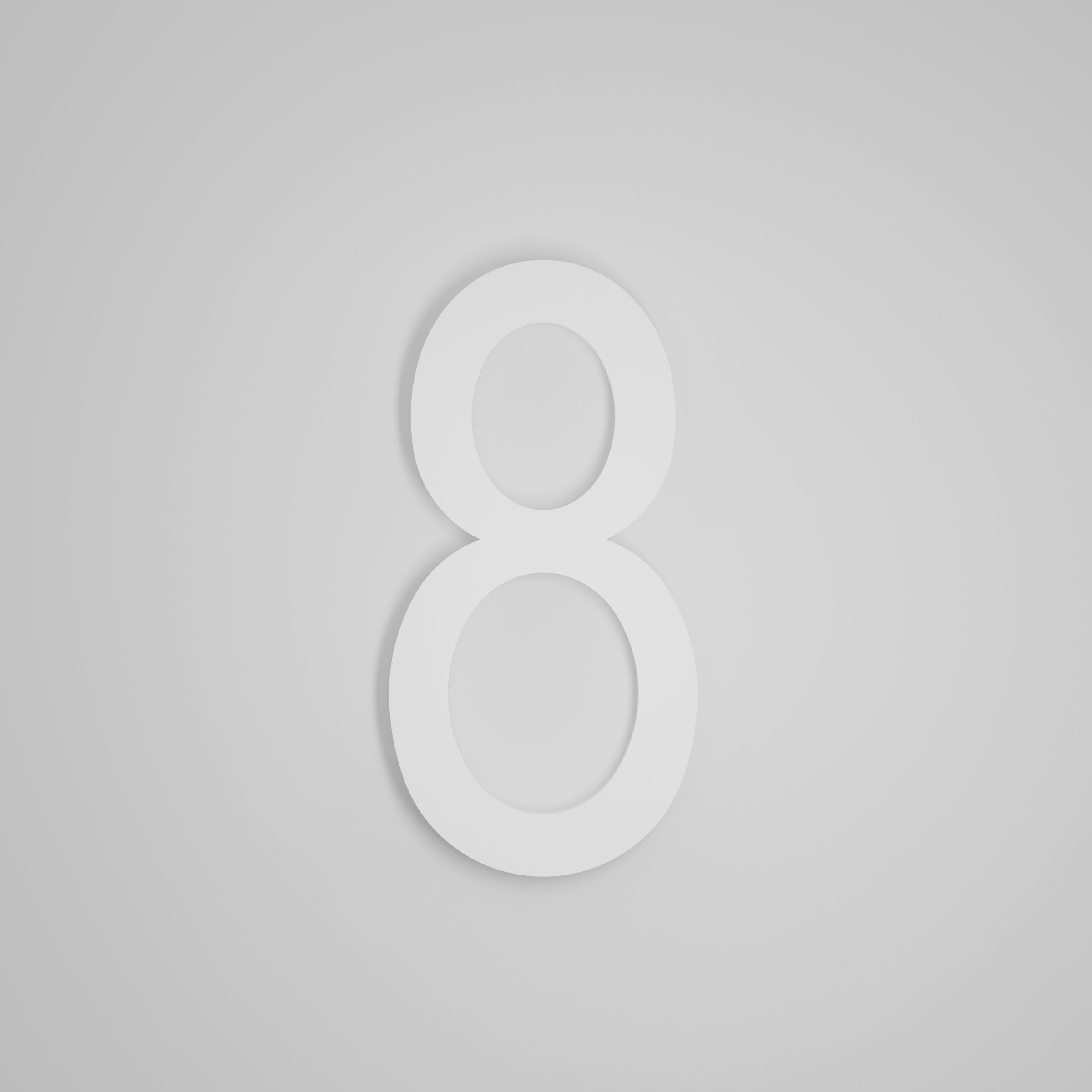 12 inch Floating Address Numbers